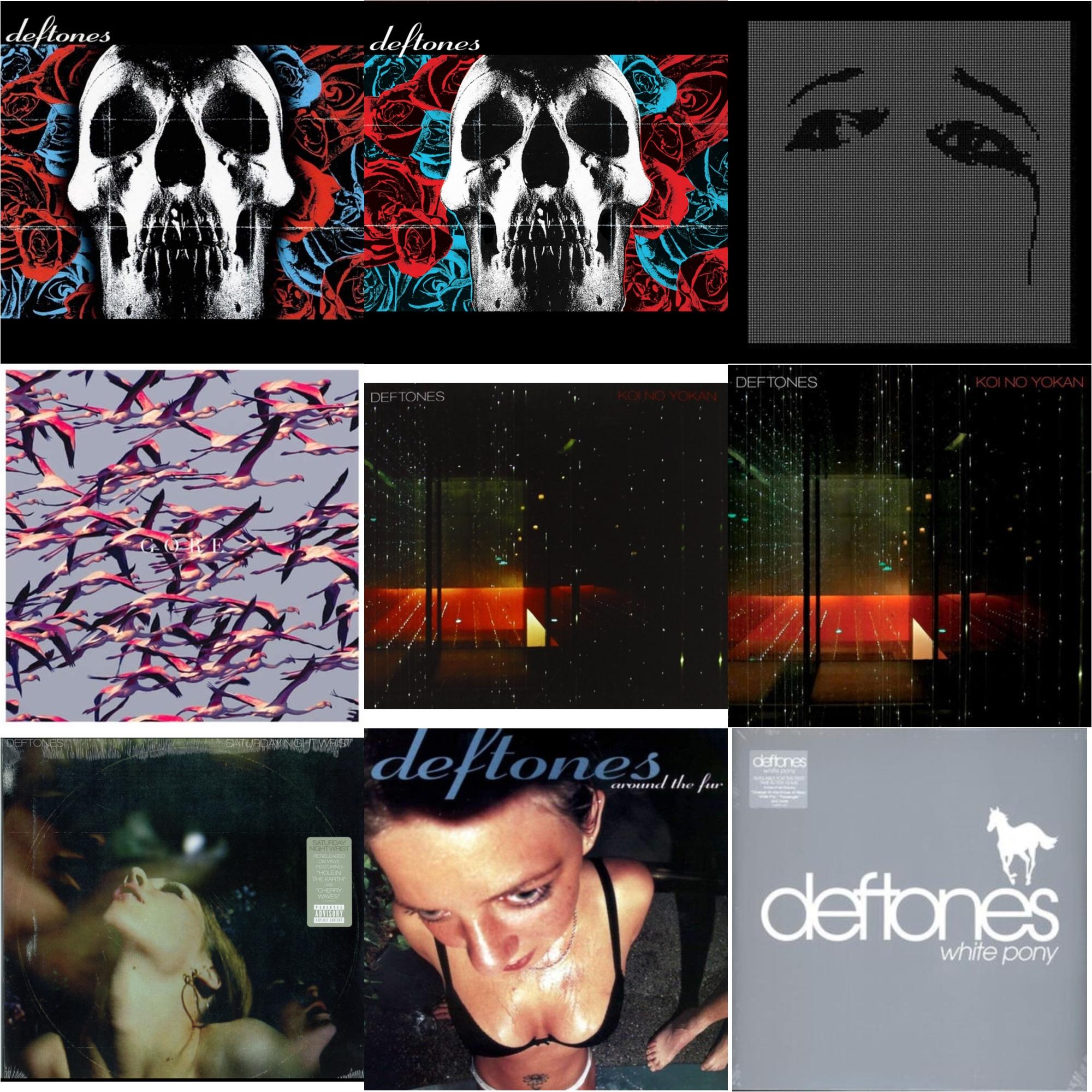 Deftones & Deftones (X) (20Th Anniversary/Ruby Red LP Vinyl) & Ohms & Gore (White LP Vinyl) & Koi No Yokan & Koi No Yokan & Saturday Night Wrist & Around The Fur (180G) & White Pony