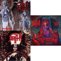 Scream Bloody Gore (Neon Violet, Bone White & Red  Tri Color Merge With Splatter LP Vinyl) & Human (Bone White, Blue Jay & Gold Tri Color Merge With Splatter LP Vinyl) & Individual Thought Patterns - Reissue