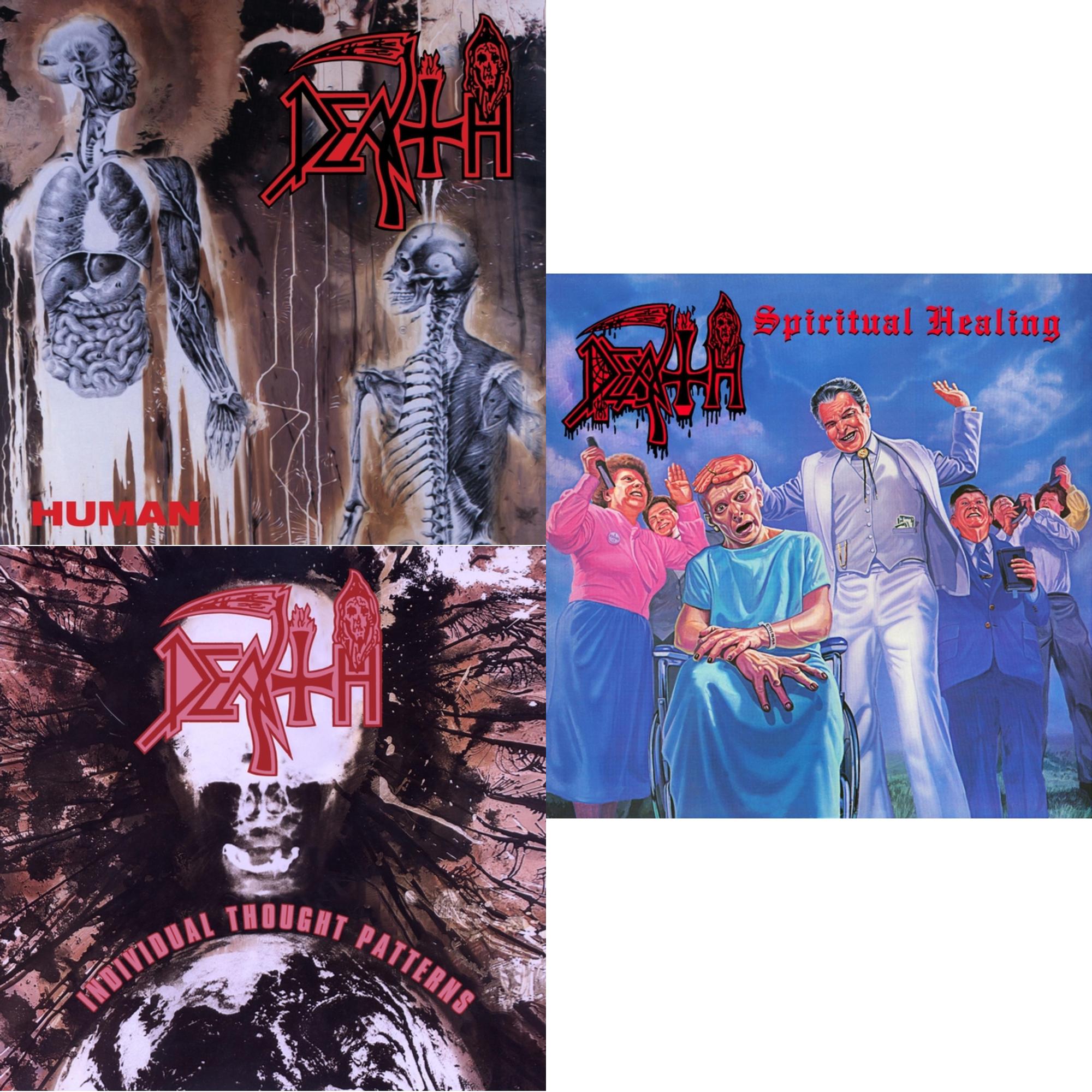Individual Thought Patterns - Reissue (Hot Pink, Bone White & Red Tri Color Merge W/ Splatter LP Vinyl) & Human (Remastered Reissue) & Spiritual Healing