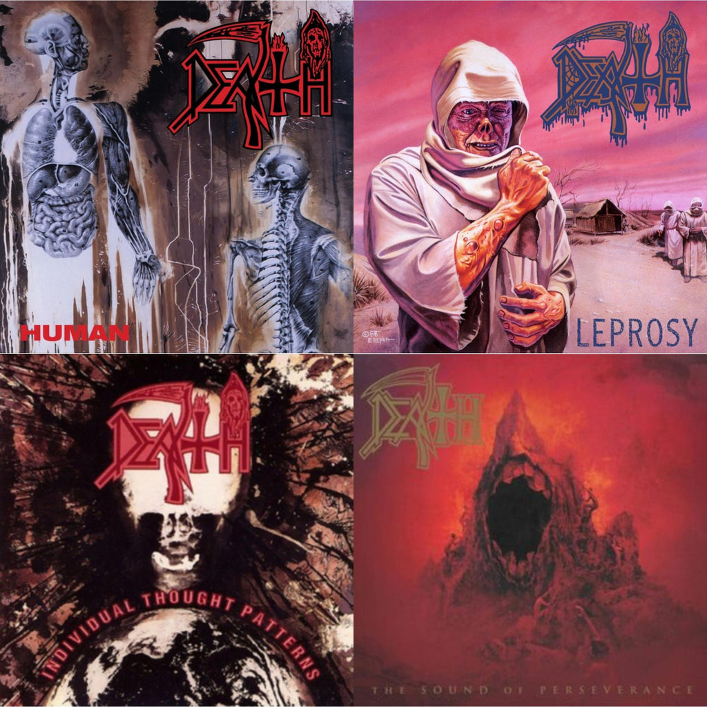 Sound Of Perseverance (Black, Red & Gold Tri Color Merge Withsplatter Vinyl/2LP) & Human (Remastered Reissue) & Individual Thought Patterns - Reissue & Leprosy (Reissue)