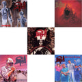 Death - Spiritual Healing - Reissue (Red, Cyan Blue & Black Tri Color Merge With Splatter LP Vinyl) & Sound Of Perseverance (Black, Red & Gold Tri Color Merge Withsplatter Vinyl/2LP) & Human (Remastered Reissue) & Individual Thought Patterns -