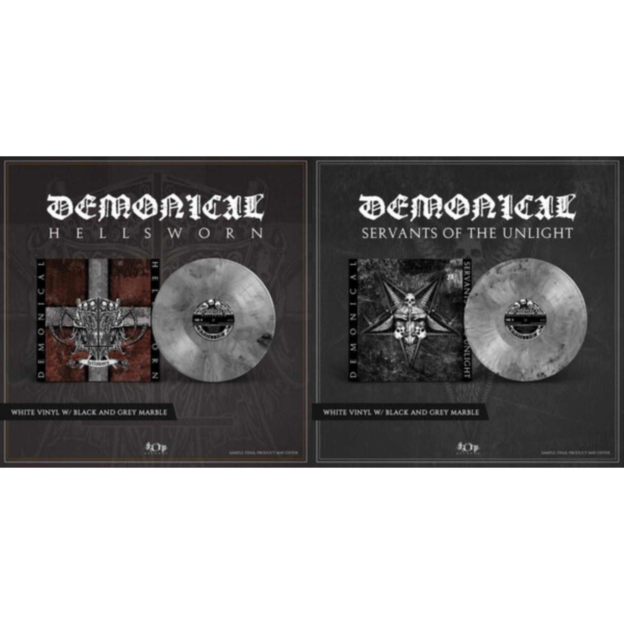 Servants Of Unlight (Limited/White/Grey/Black Marbled LP Vinyl) & Hellsworn (Limited/White/Grey/Black Marbled LP Vinyl)