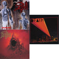 Death - For The Whole World To See & Human (Bone White, Blue Jay & Gold Tri Color Merge With Splatter LP Vinyl) & Sound Of Perseverance (Black, Red & Gold Tri Color Merge Withsplatter Vinyl/2LP)