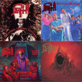 Spiritual Healing - Reissue (Red, Cyan Blue & Black Tri Color Merge With Splatter LP Vinyl) & Sound Of Perseverance (Black, Red & Gold Tri Color Merge Withsplatter Vinyl/2LP) & Individual Thought Patterns - Reissue & Scream Bloody Gore (Reissue)