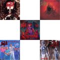 Death - Spiritual Healing - Reissue (Red, Cyan Blue & Black Tri Color Merge With Splatter LP Vinyl) & Sound Of Perseverance (Black, Red & Gold Tri Color Merge Withsplatter Vinyl/2LP) & Human (Remastered Reissue) & Individual Thought Patterns -