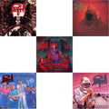 Death - Spiritual Healing - Reissue (Red, Cyan Blue & Black Tri Color Merge With Splatter LP Vinyl) & Sound Of Perseverance (Black, Red & Gold Tri Color Merge Withsplatter Vinyl/2LP) & Individual Thought Patterns - Reissue & Leprosy (Reissue) &