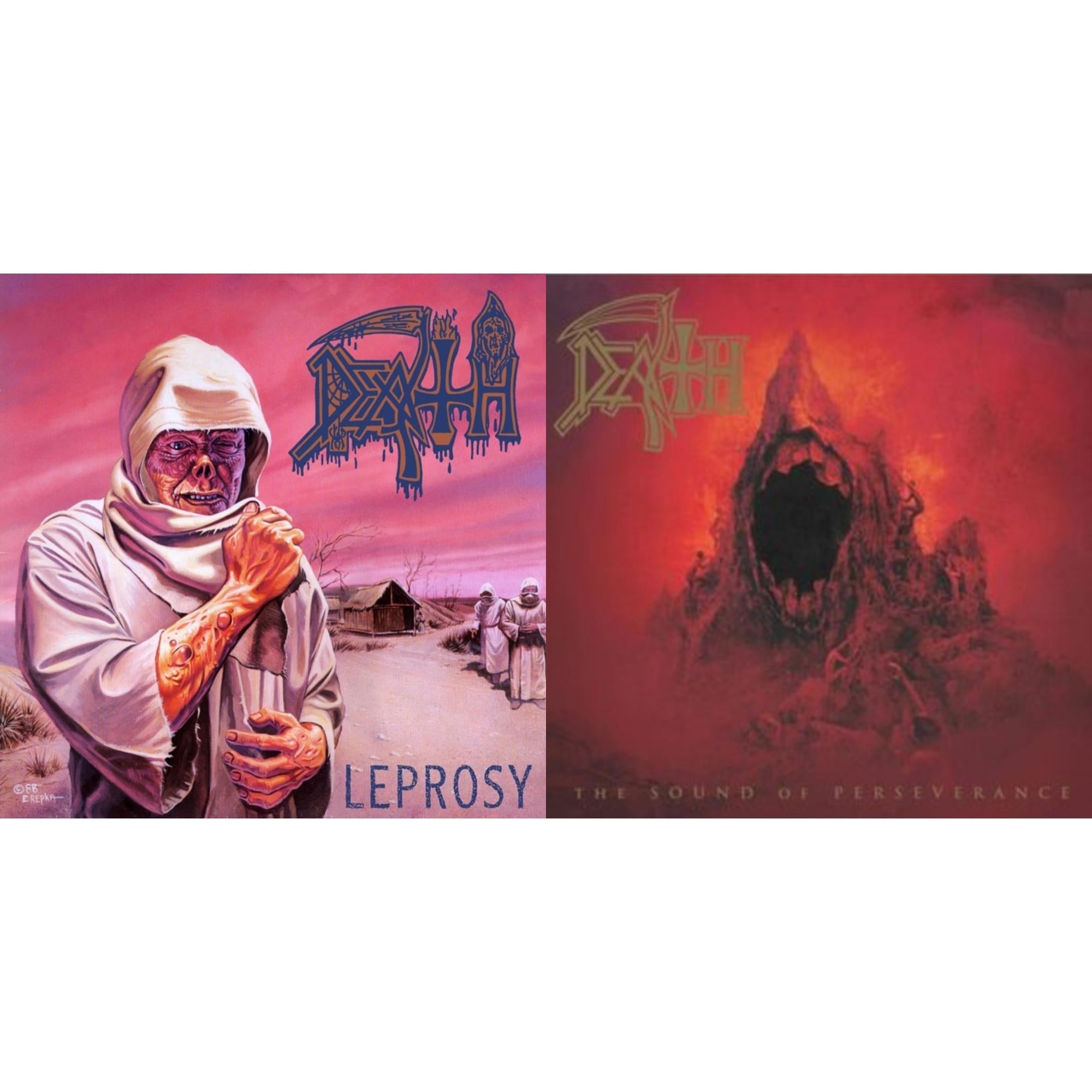 Sound Of Perseverance (Black, Red & Gold Tri Color Merge Withsplatter Vinyl/2LP) & Leprosy (Reissue)