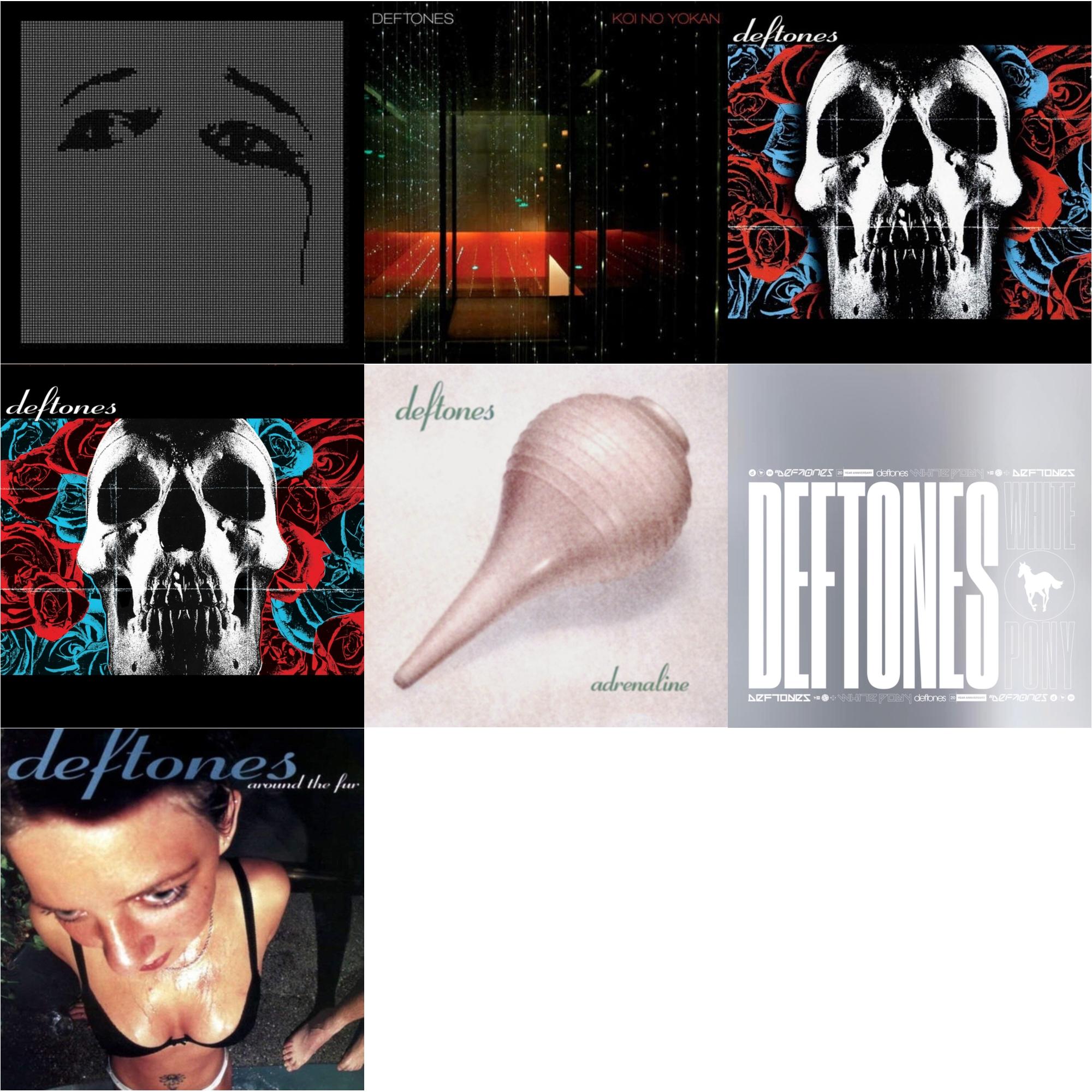 Deftones & Deftones (X) (20Th Anniversary/Ruby Red LP Vinyl) & Ohms & White Pony (X) (20Th Anniversary Deluxe Edition/Super Deluxe) & Koi No Yokan & Around The Fur (180G) & Adrenaline