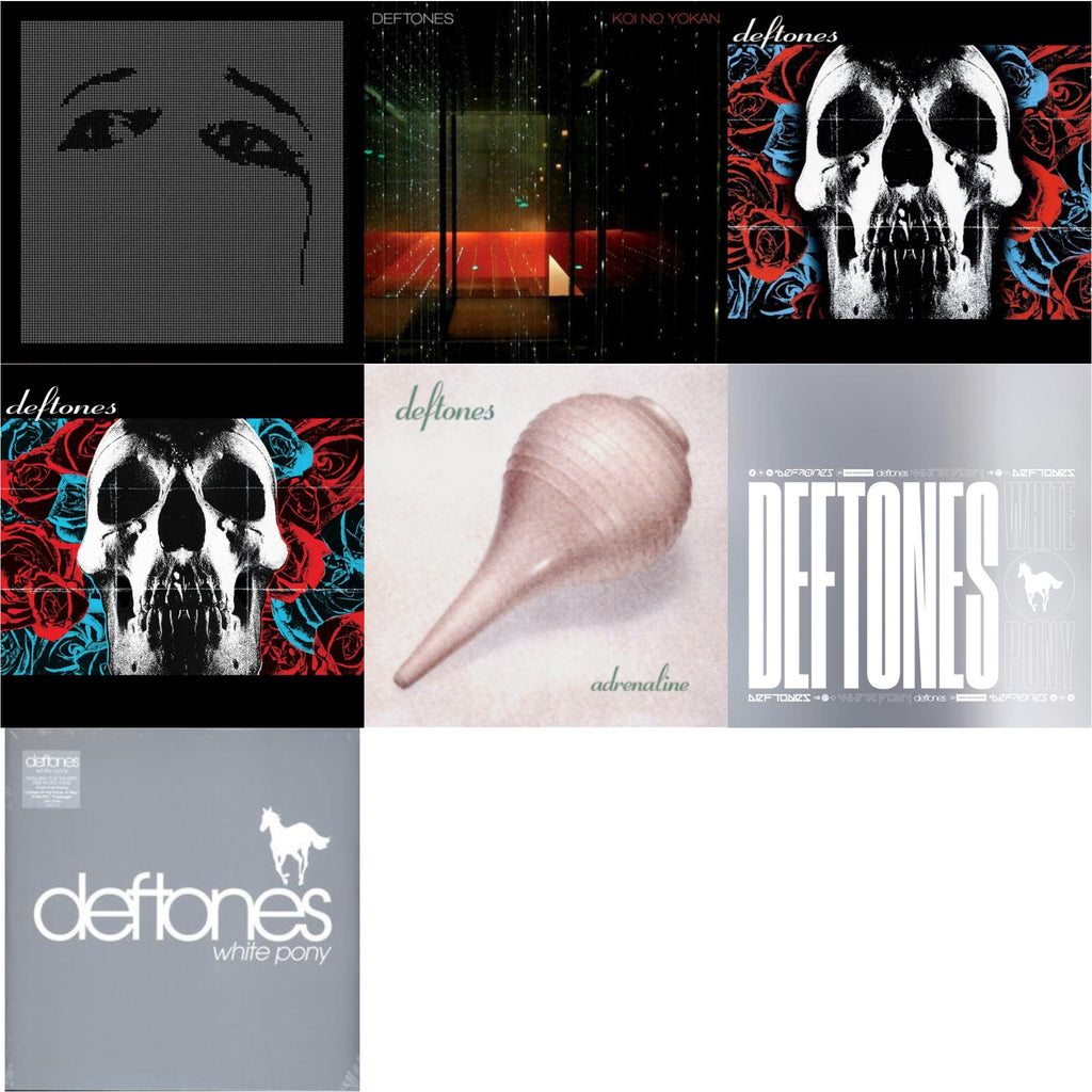 Deftones & Deftones (X) (20Th Anniversary/Ruby Red LP Vinyl) & Ohms & White Pony (X) (20Th Anniversary Deluxe Edition/Super Deluxe) & Koi No Yokan & Adrenaline & White Pony