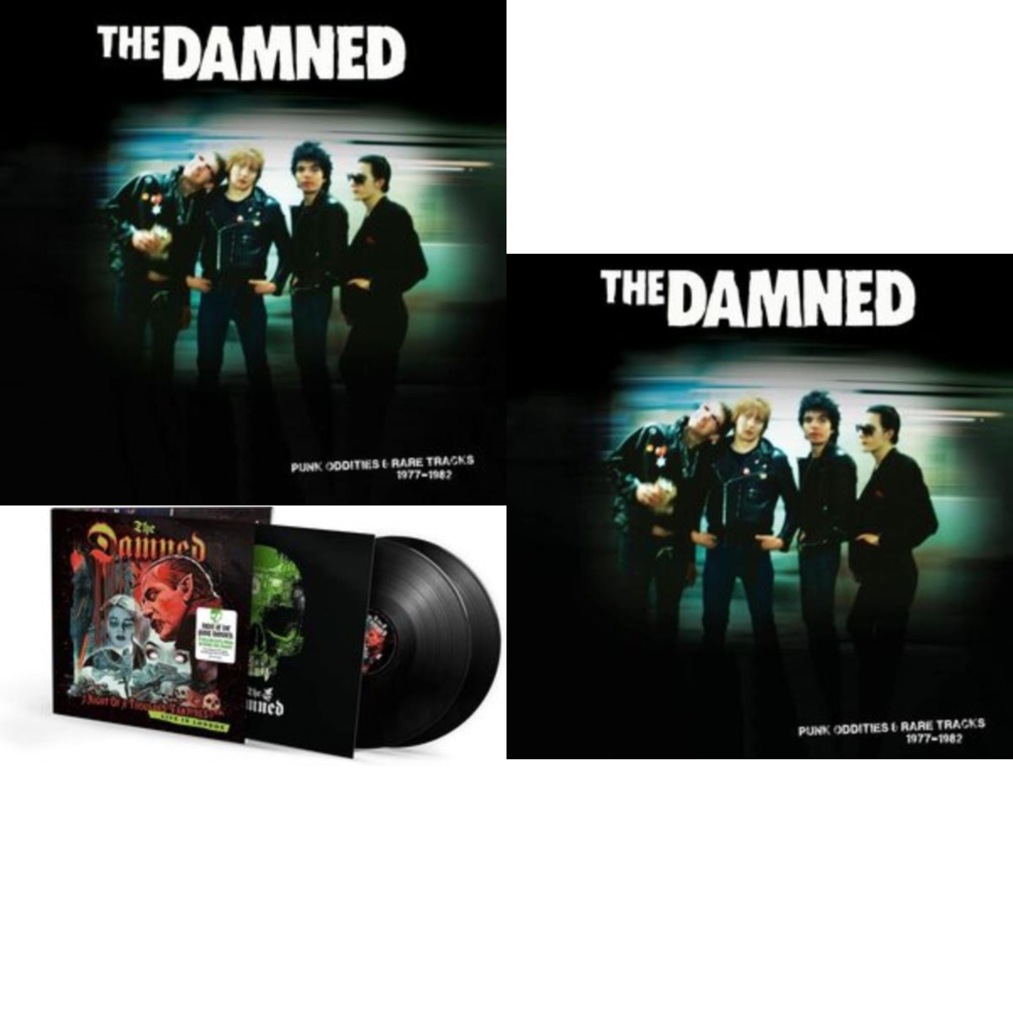 Damned - Punk Oddities & Rare Tracks 1977-1982 (Green/Black Splatter LP Vinyl) & Night Of A Thousand Vampires (2LP/180G) & Punk Oddities & Rare Tracks 1977-1982