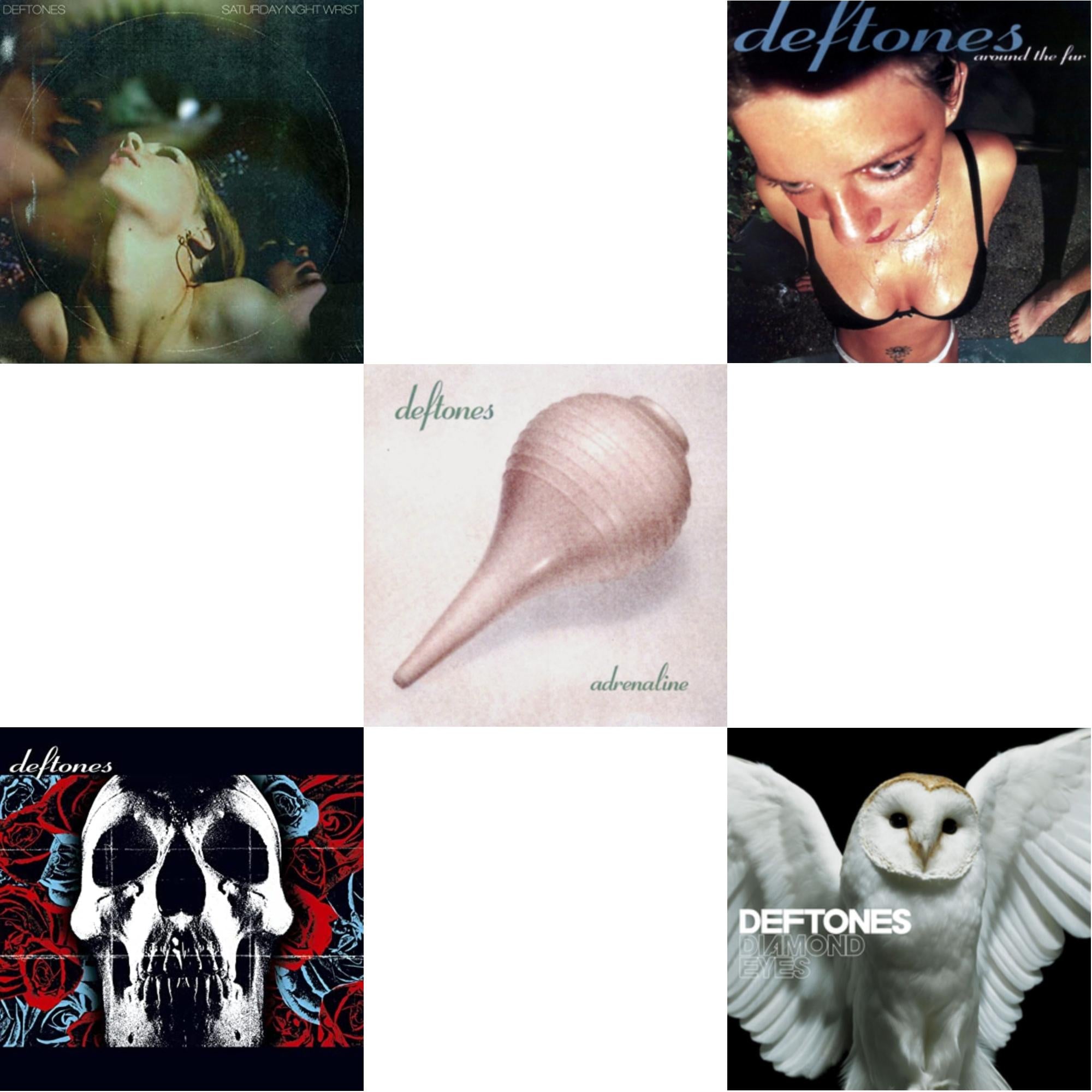 Deftones - Saturday Night Wrist & Adrenaline & Around The Fur & Deftones & Diamond Eyes - CD Bundle