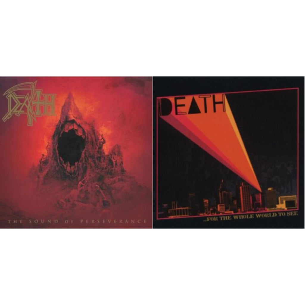 Death - For The Whole World To See & Sound Of Perseverance (Black, Red & Gold Tri Color Merge Withsplatter Vinyl/2LP)