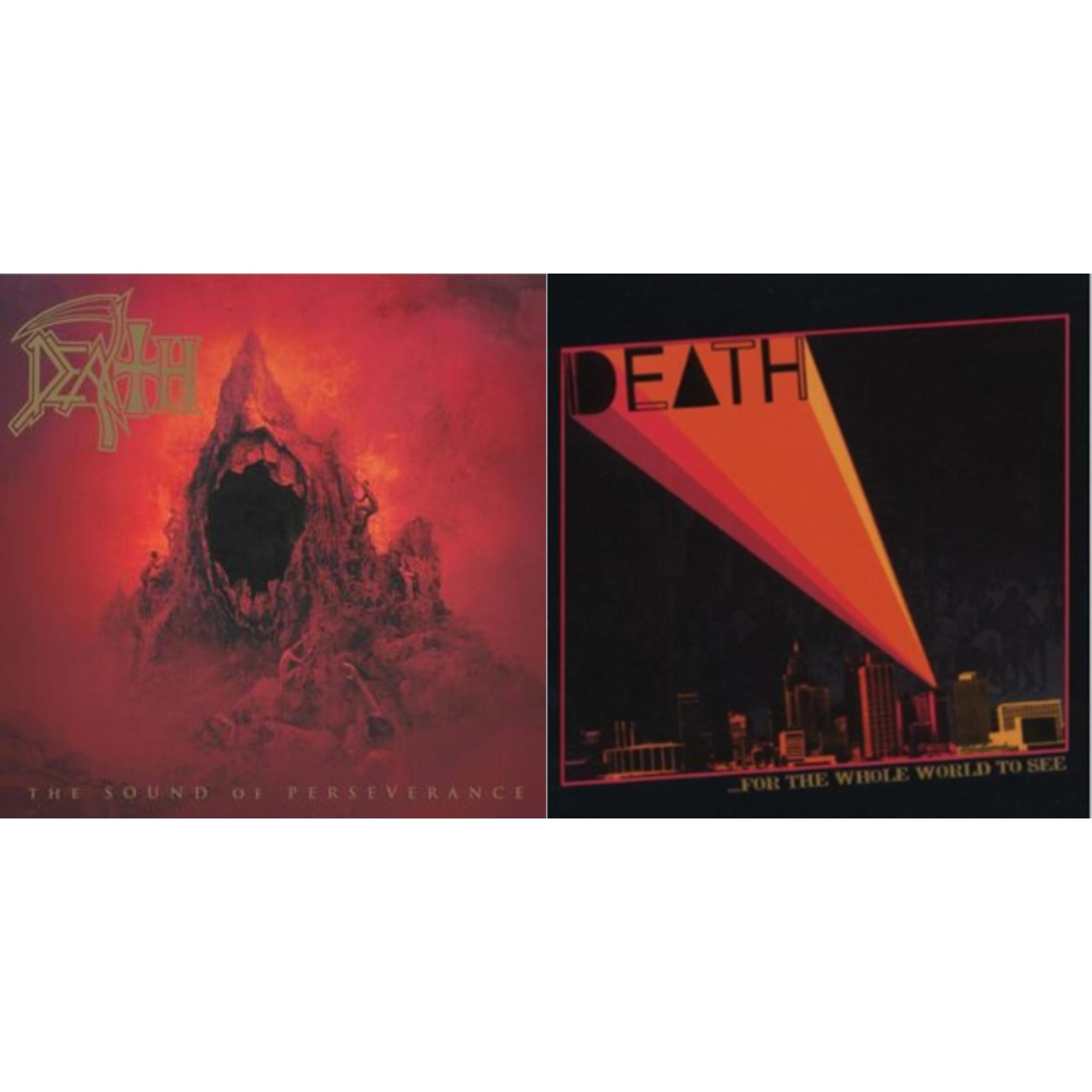 Death - For The Whole World To See & Sound Of Perseverance (Black, Red & Gold Tri Color Merge Withsplatter Vinyl/2LP)