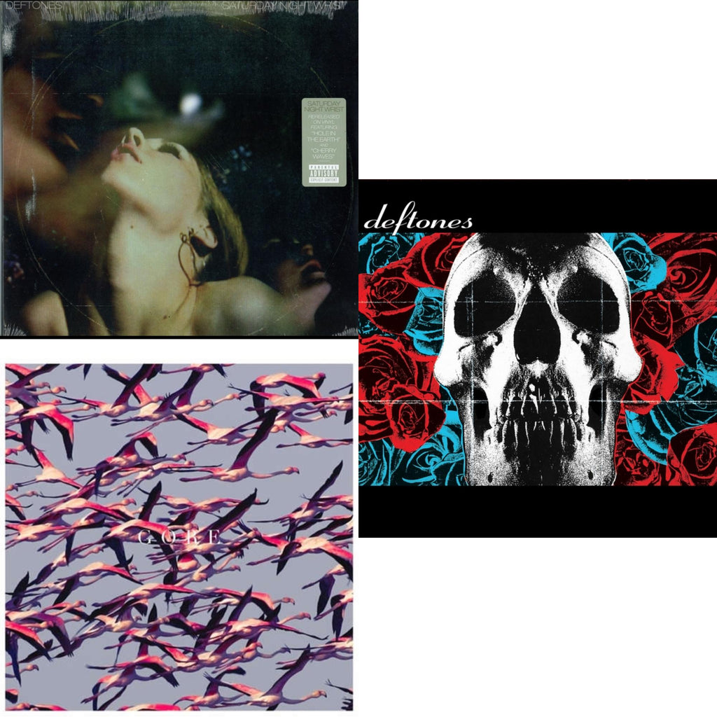 Deftones (X) (20Th Anniversary/Ruby Red LP Vinyl) & Gore (White LP Vinyl) & Saturday Night Wrist