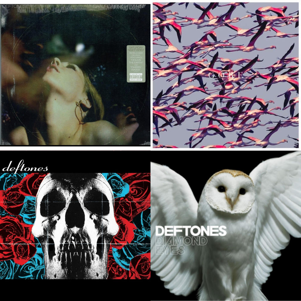 Deftones (X) (20Th Anniversary/Ruby Red LP Vinyl) & Gore (White LP Vinyl) & Saturday Night Wrist & Diamond Eyes