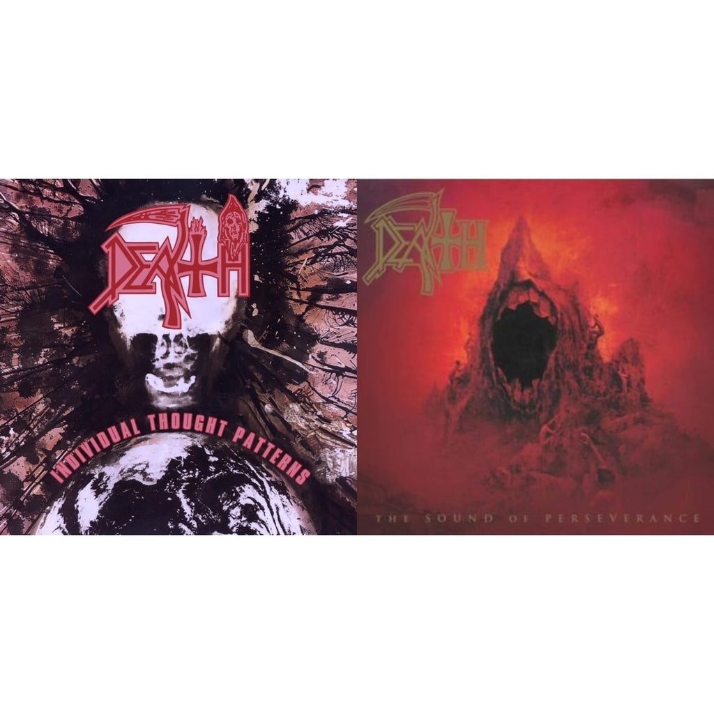 Individual Thought Patterns - Reissue (Hot Pink, Bone White & Red Tri Color Merge W/ Splatter LP Vinyl) & Sound Of Perseverance (Black, Red & Gold Tri Color Merge Withsplatter Vinyl/2LP)