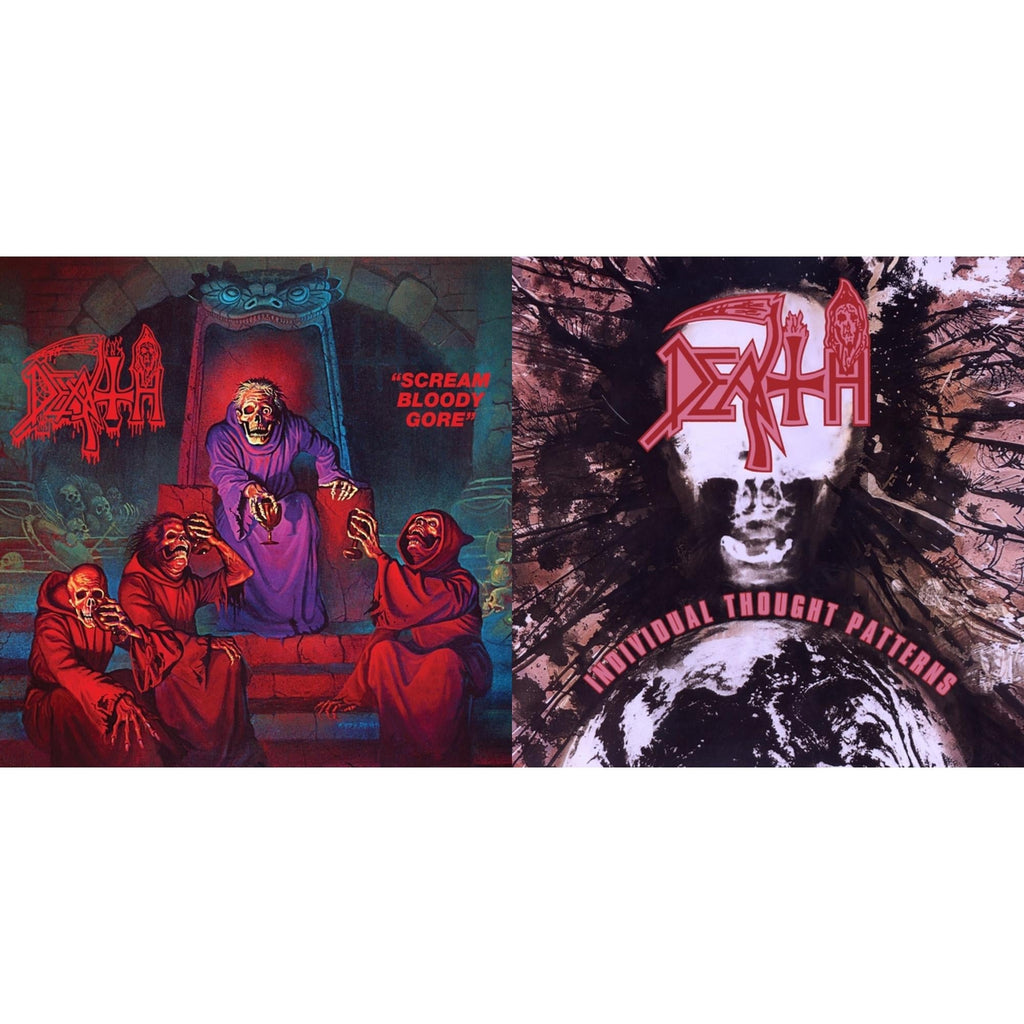 Individual Thought Patterns - Reissue (Hot Pink, Bone White & Red Tri Color Merge W/ Splatter LP Vinyl) & Scream Bloody Gore (Reissue)
