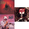 Leprosy Reissue (Hot Pink, Bone White & Blue Jay Tri Color Merge With Splatter LP Vinyl) & Sound Of Perseverance (Black, Red & Gold Tri Color Merge Withsplatter Vinyl/2LP) & Individual Thought Patterns - Reissue