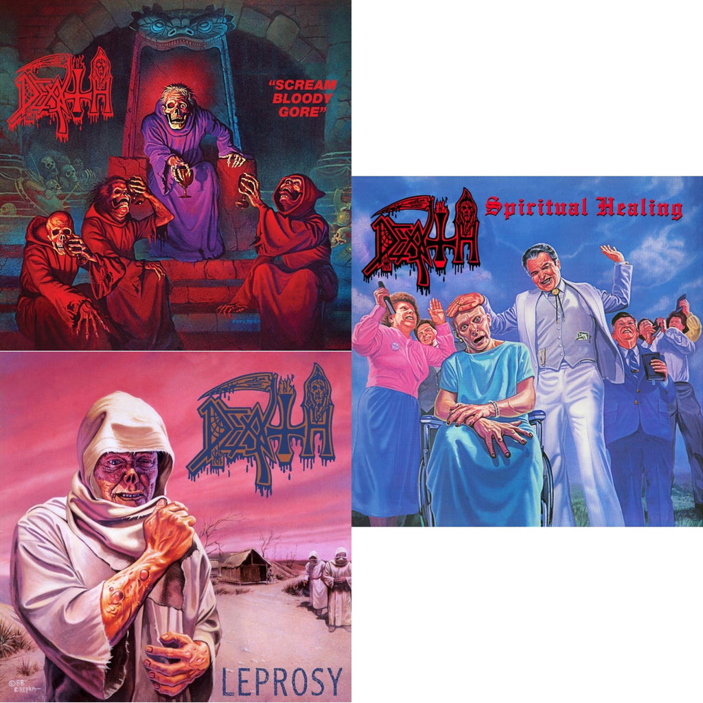 Spiritual Healing & Leprosy (Reissue) & Scream Bloody Gore (Reissue)