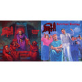 Scream Bloody Gore (Neon Violet, Bone White & Red  Tri Color Merge With Splatter LP Vinyl) & Spiritual Healing - Reissue (Red, Cyan Blue & Black Tri Color Merge With Splatter LP Vinyl)