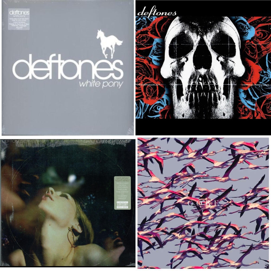 Deftones & Gore (White LP Vinyl) & Saturday Night Wrist & White Pony