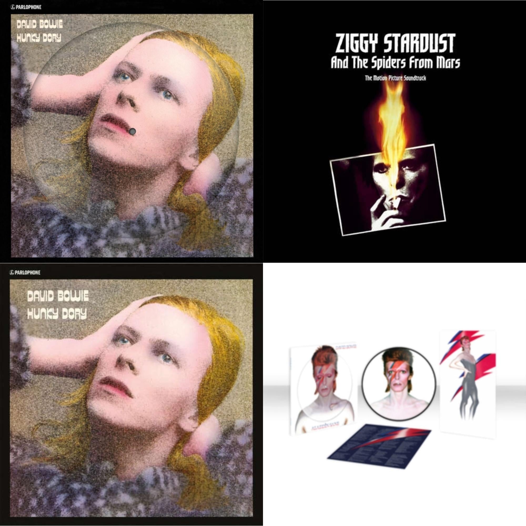 Hunky Dory (2015 Remaster/50Th Anniv/Picture Disc) & Aladdin Sane (2013 Remaster) (Picture Disc) & Ziggy Stardust & The Spiders From Mars Ost (2LP) & Hunky Dory
