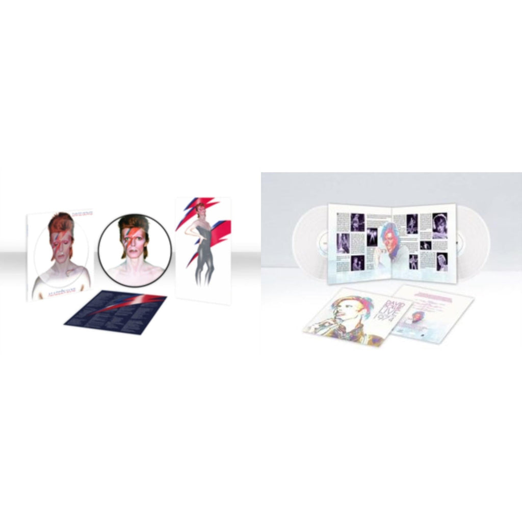 Live Los Angeles 1974 (White LP Vinyl/Limited) & Aladdin Sane (2013 Remaster) (Picture Disc)