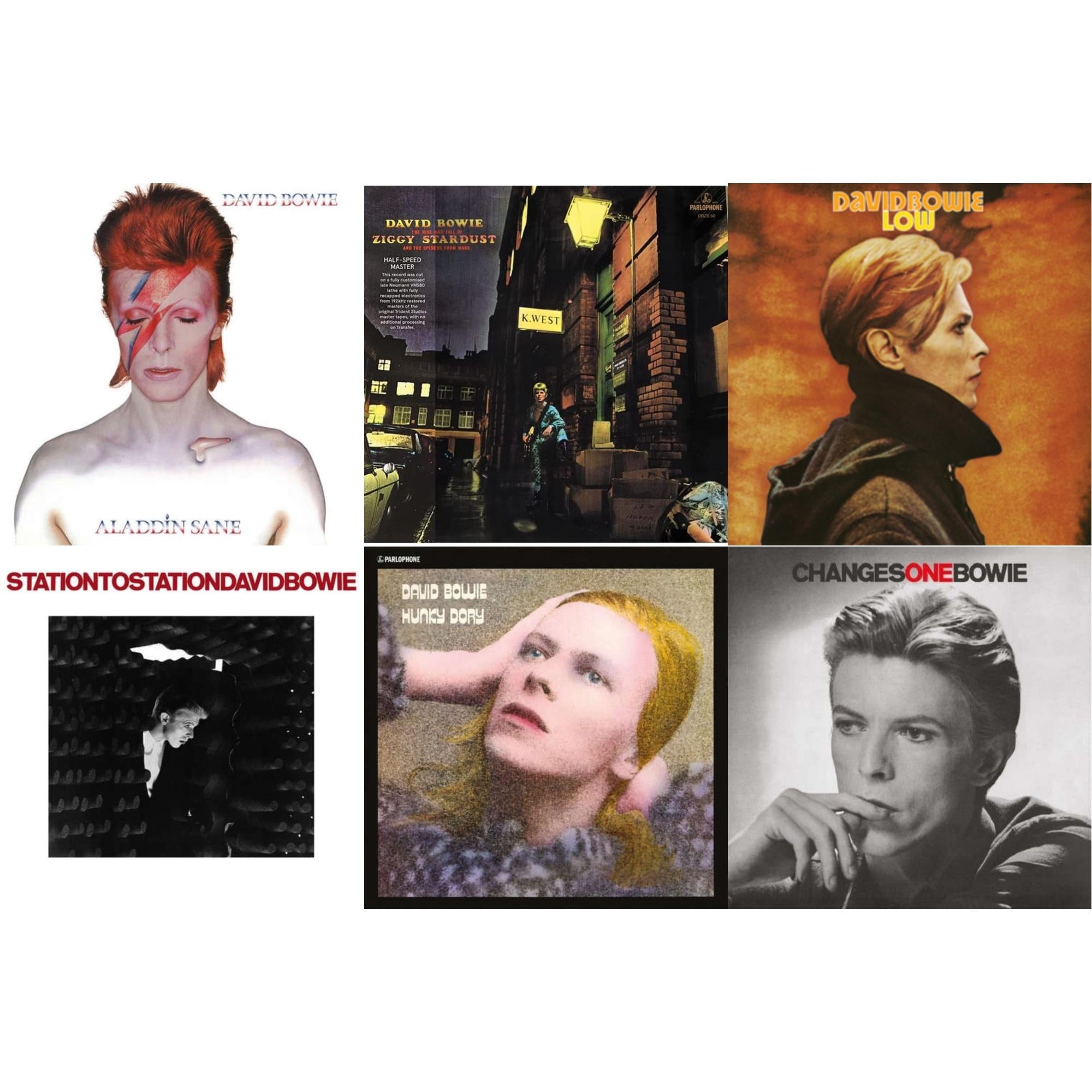 Low (2017 Remaster) & Station To Station (2016 Remastered Version) & Changesonebowie (180G) & Rise & Fall Of Ziggy Stardust & The Spiders From Mars (2012 Remaster/Half-Speed Master) & Aladdin Sane & Hunky Dory