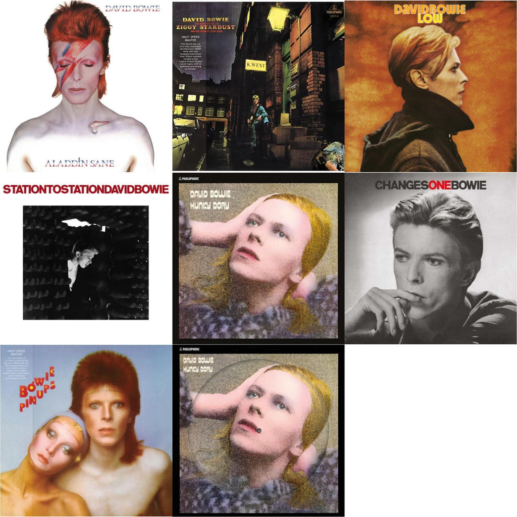 David Bowie - Low (2017 Remaster) & Station To Station (2016 Remastered Version) & Changesonebowie (180G) & Rise & Fall Of Ziggy Stardust & The Spiders From Mars (2012 Remaster/Half-Speed Master) & Hunky Dory (2015 Remaster/50Th Anniv/Picture Disc) &