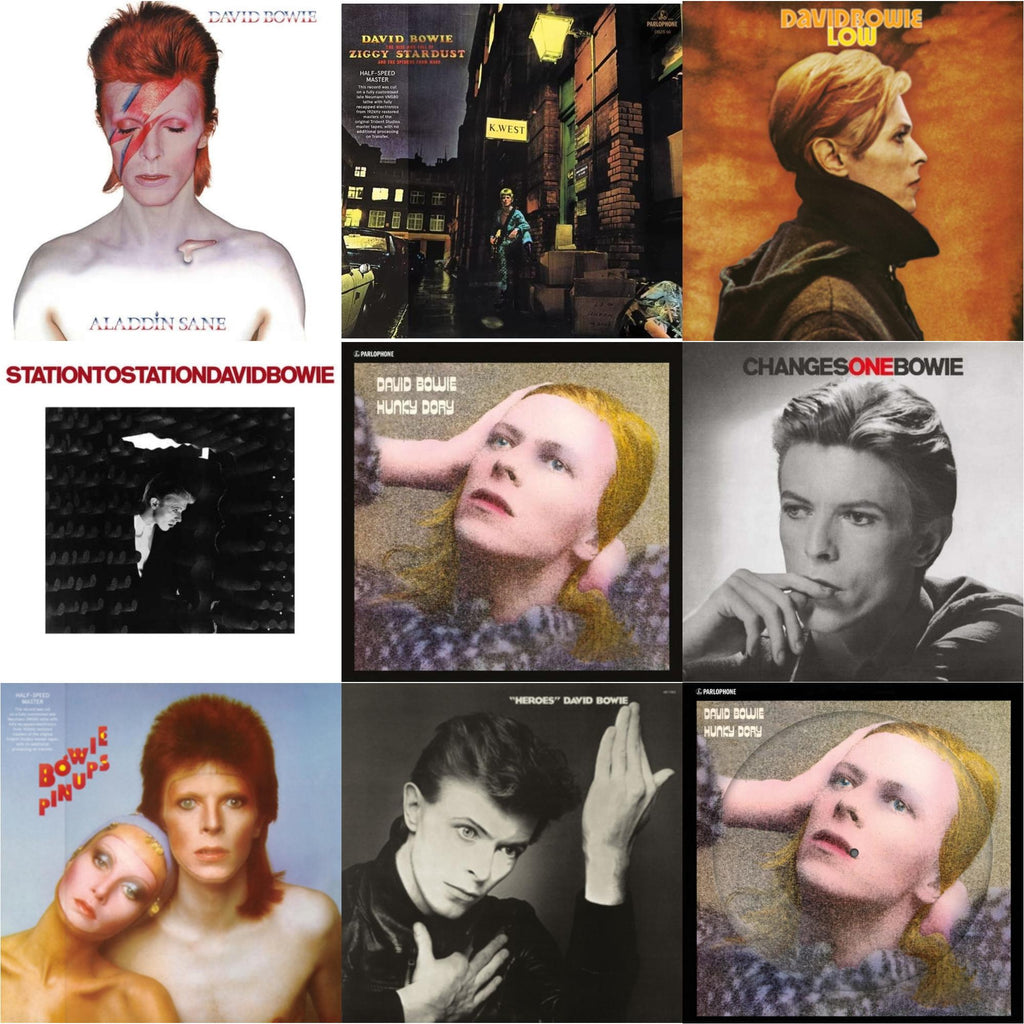 David Bowie - Heroes (2017 Remaster) & Low (2017 Remaster) & Station To Station (2016 Remastered Version) & Changesonebowie (180G) & Rise & Fall Of Ziggy Stardust & The Spiders From Mars (2012 Remaster/Half-Speed Master) & Hunky Dory (2015