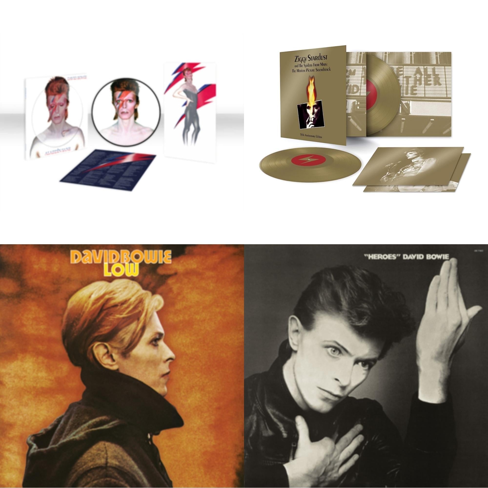 Heroes (2017 Remaster) & Low (2017 Remaster) & Aladdin Sane (2013 Remaster) (Picture Disc) & Ziggy Stardust & The Spiders From Mars Ost (50Th Anniversary/2LP)