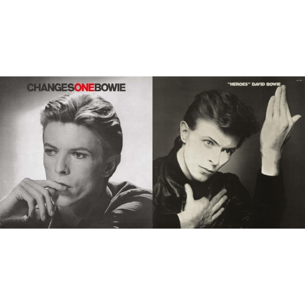 David Bowie - Heroes (2017 Remaster) & Changesonebowie (180G) - LP Vinyl Bundle