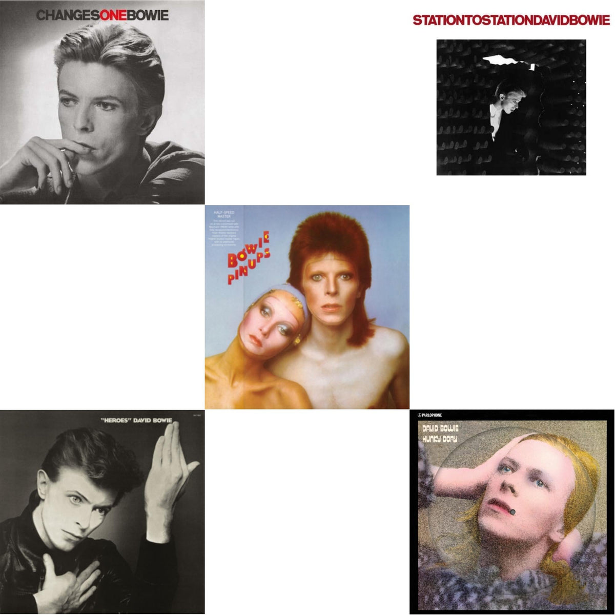 Heroes (2017 Remaster) & Station To Station (2016 Remastered Version) & Changesonebowie (180G) & Hunky Dory (2015 Remaster/50Th Anniv/Picture Disc) & Pinups (2015 Remaster)