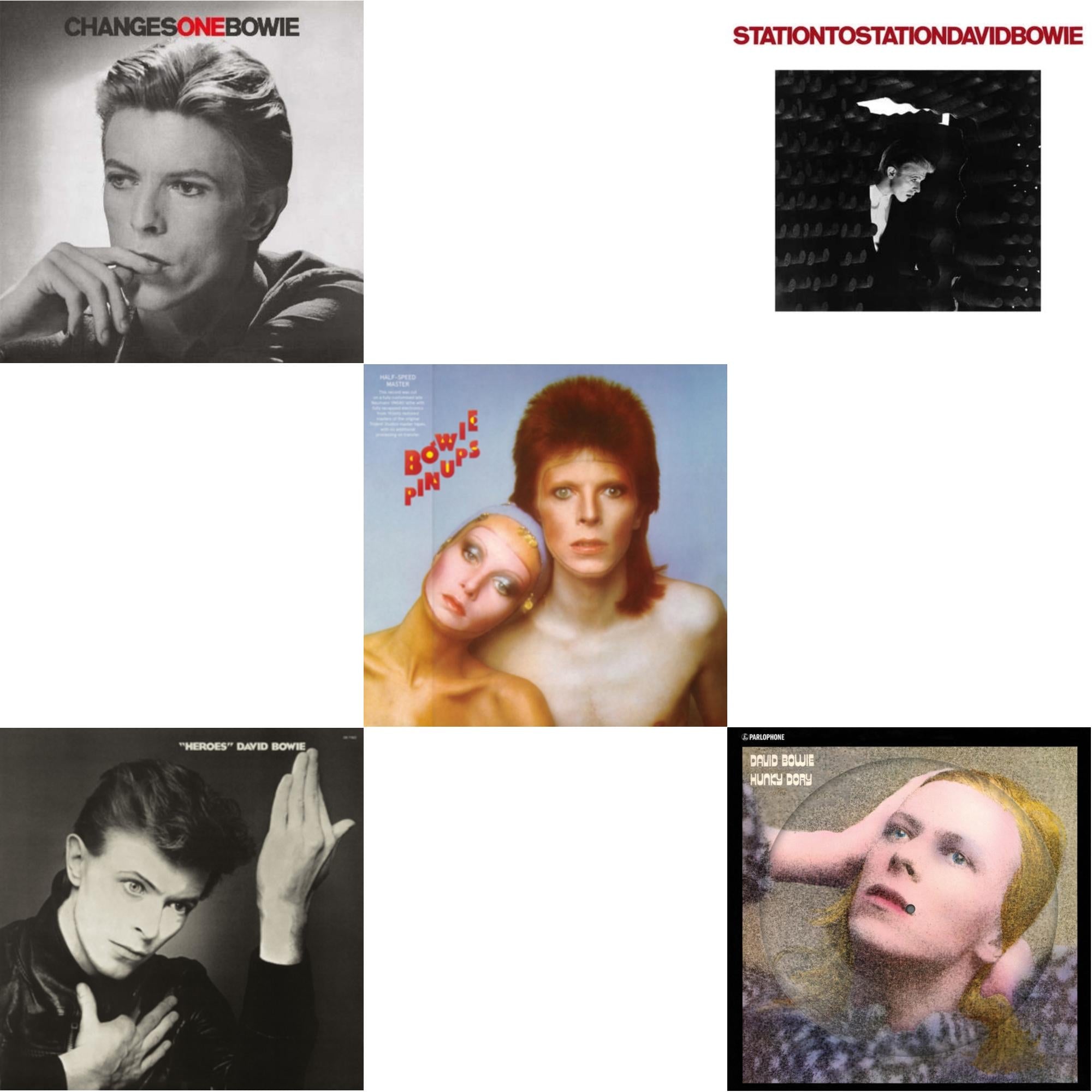 Heroes (2017 Remaster) & Station To Station (2016 Remastered Version) & Changesonebowie (180G) & Hunky Dory (2015 Remaster/50Th Anniv/Picture Disc) & Pinups (2015 Remaster)