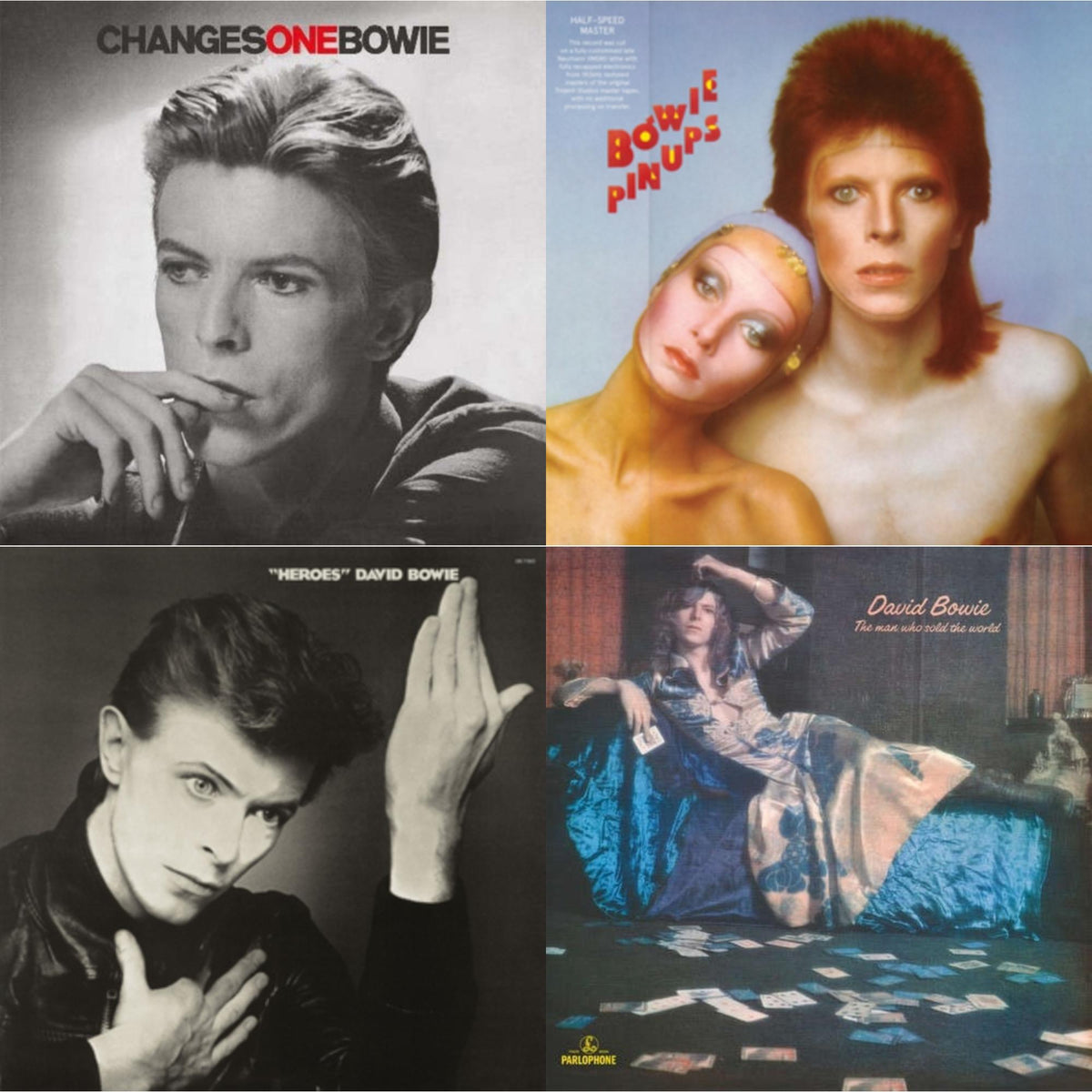 Heroes (2017 Remaster) & Changesonebowie (180G) & Pinups (2015 Remaster) & Man Who Sold The World (2015 Remaster)
