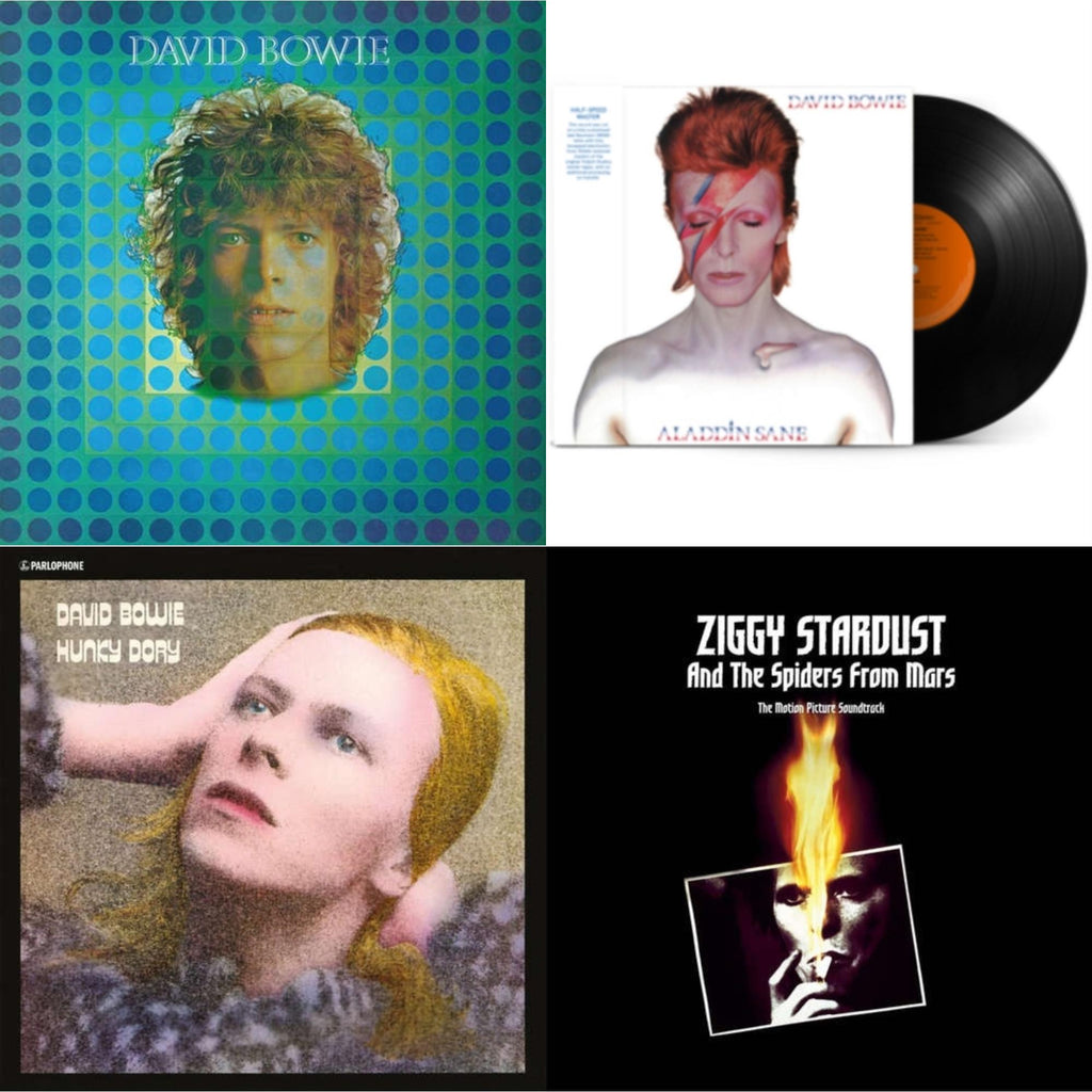 Aladdin Sane (2013 Remaster) (Half Speed Master) & Ziggy Stardust & The Spiders From Mars Ost (2LP) & David Bowie Aka Space Oddity & Hunky Dory