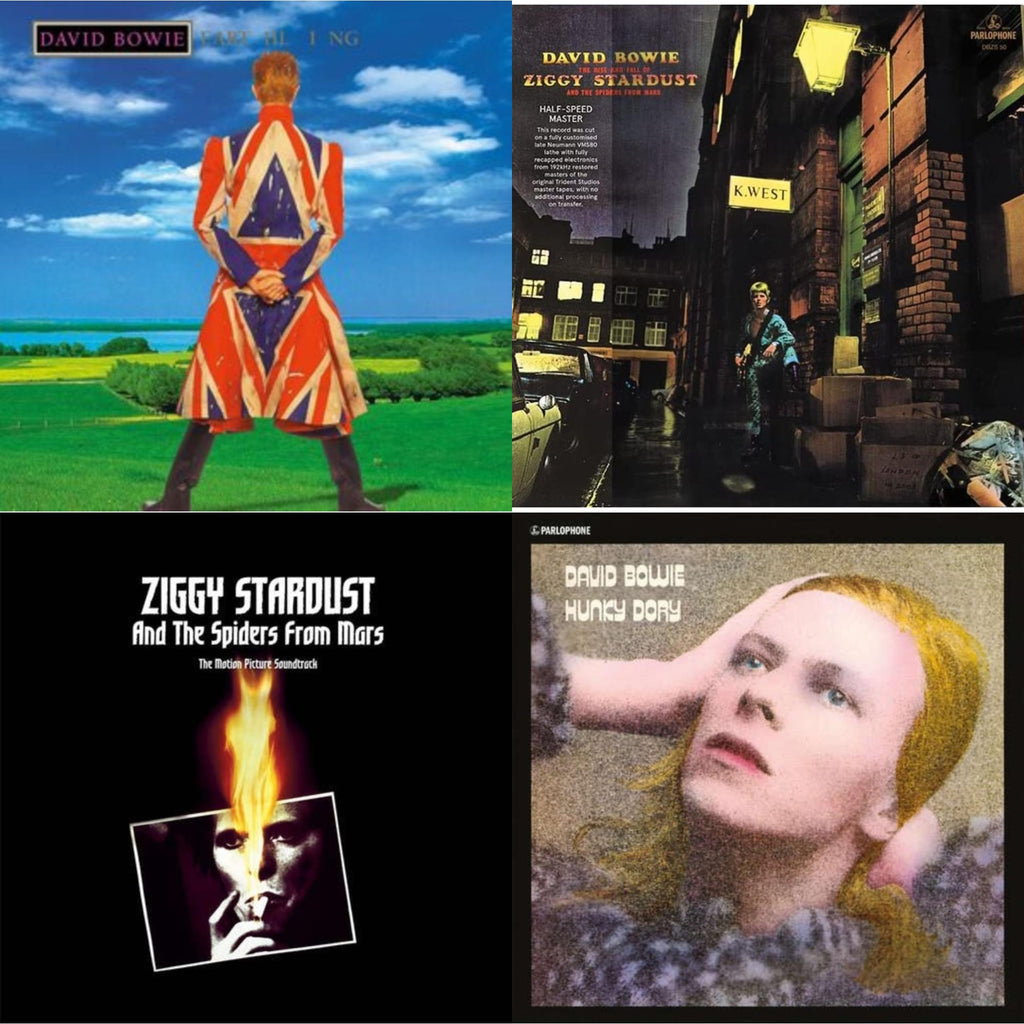 Earthling (2021 Remaster/2LP) & Rise & Fall Of Ziggy Stardust & The Spiders From Mars (2012 Remaster/Half-Speed Master) & Ziggy Stardust & The Spiders From Mars Ost (2LP) & Hunky Dory