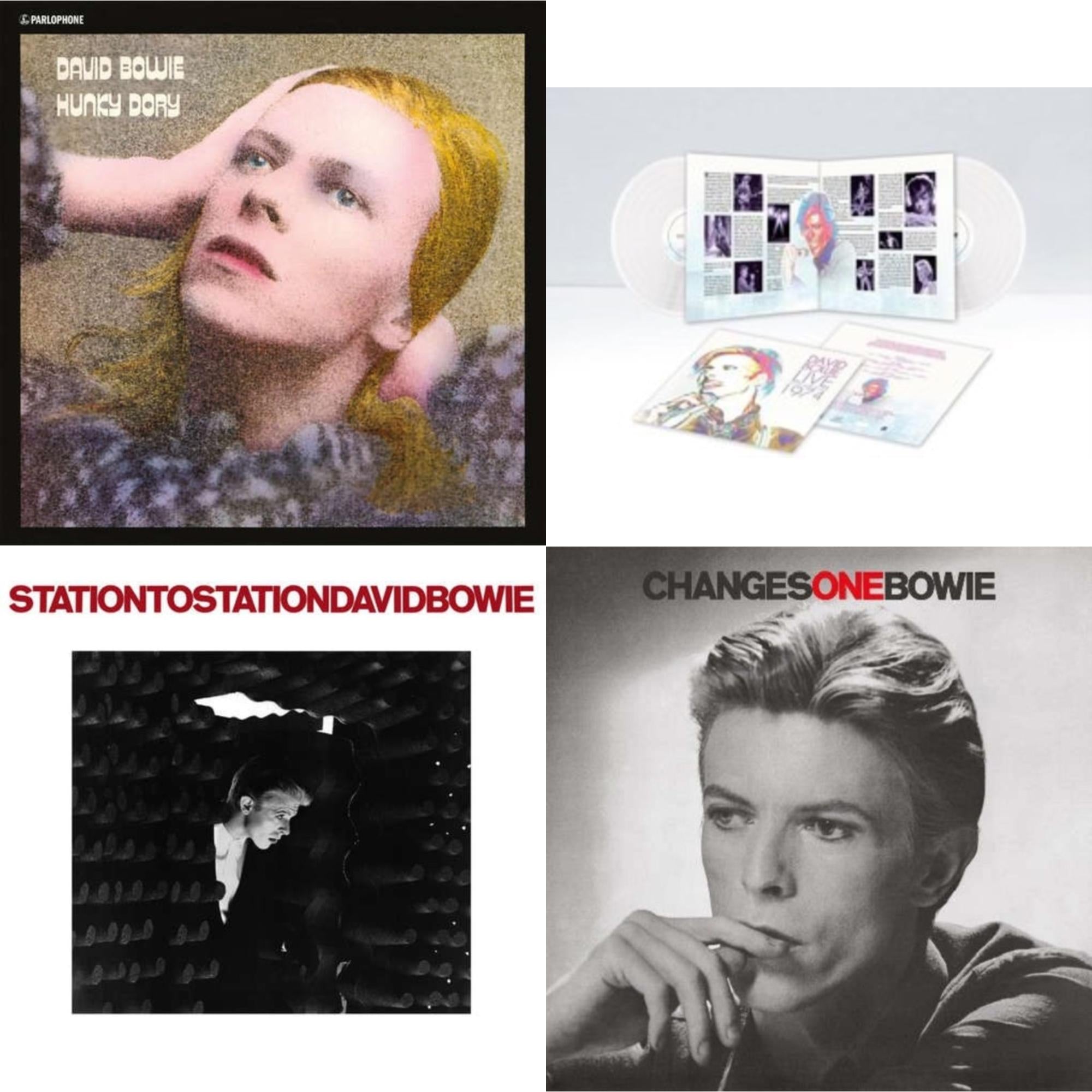 Station To Station (2016 Remastered Version) & Changesonebowie (180G) & Live Los Angeles 1974 (White LP Vinyl/Limited) & Hunky Dory