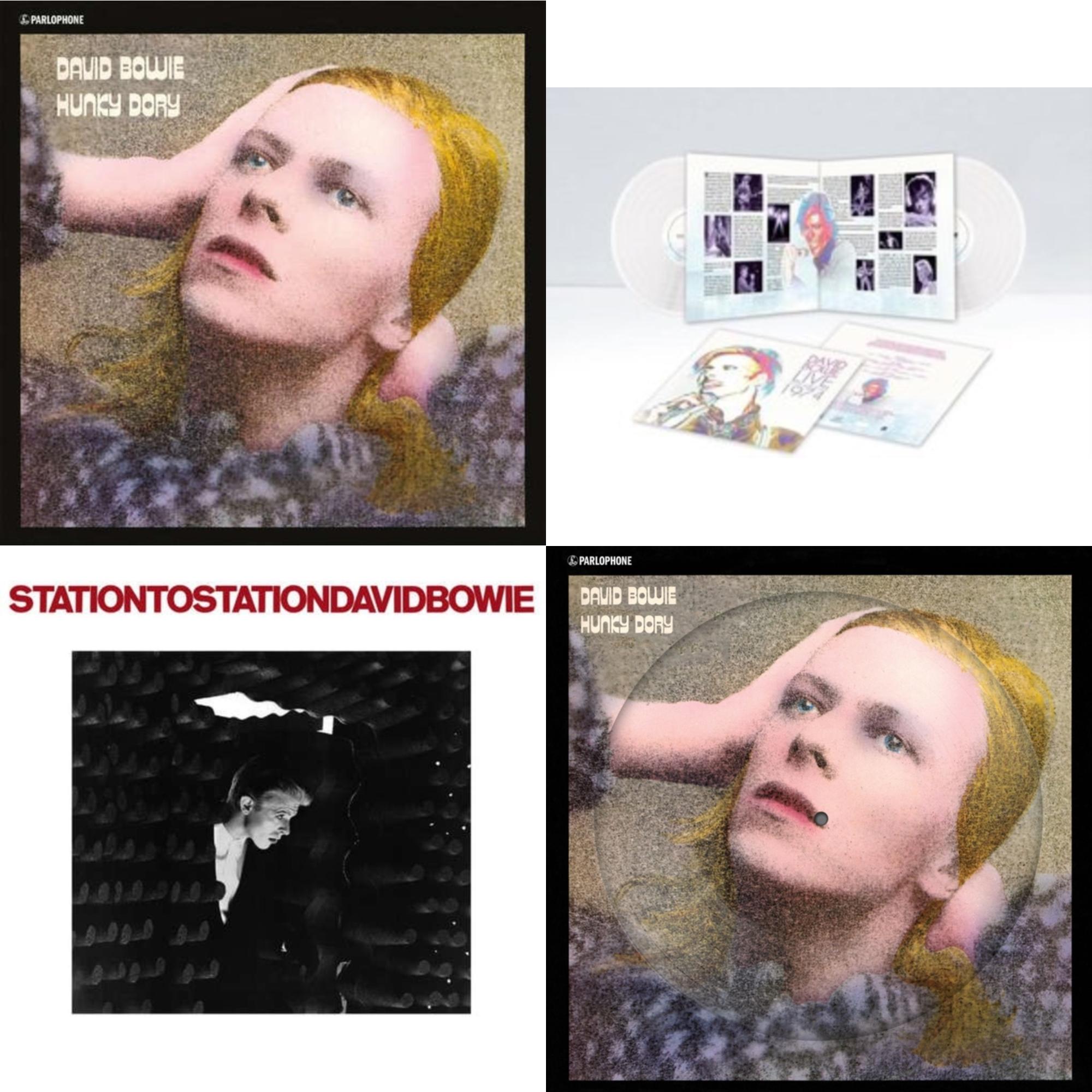 Station To Station (2016 Remastered Version) & Hunky Dory (2015 Remaster/50Th Anniv/Picture Disc) & Live Los Angeles 1974 (White LP Vinyl/Limited) & Hunky Dory