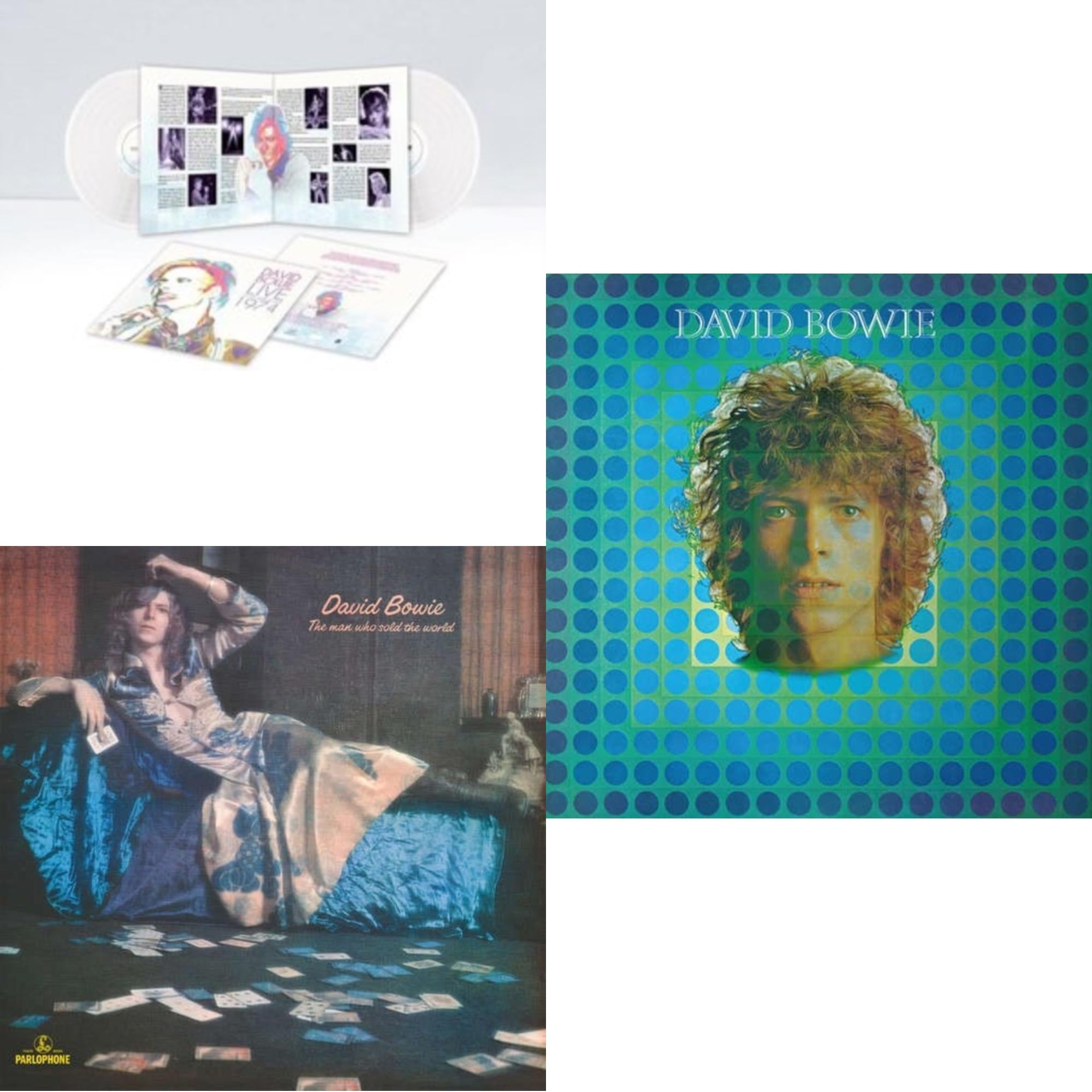 Live Los Angeles 1974 (White LP Vinyl/Limited) & Man Who Sold The World (2015 Remaster) & David Bowie Aka Space Oddity