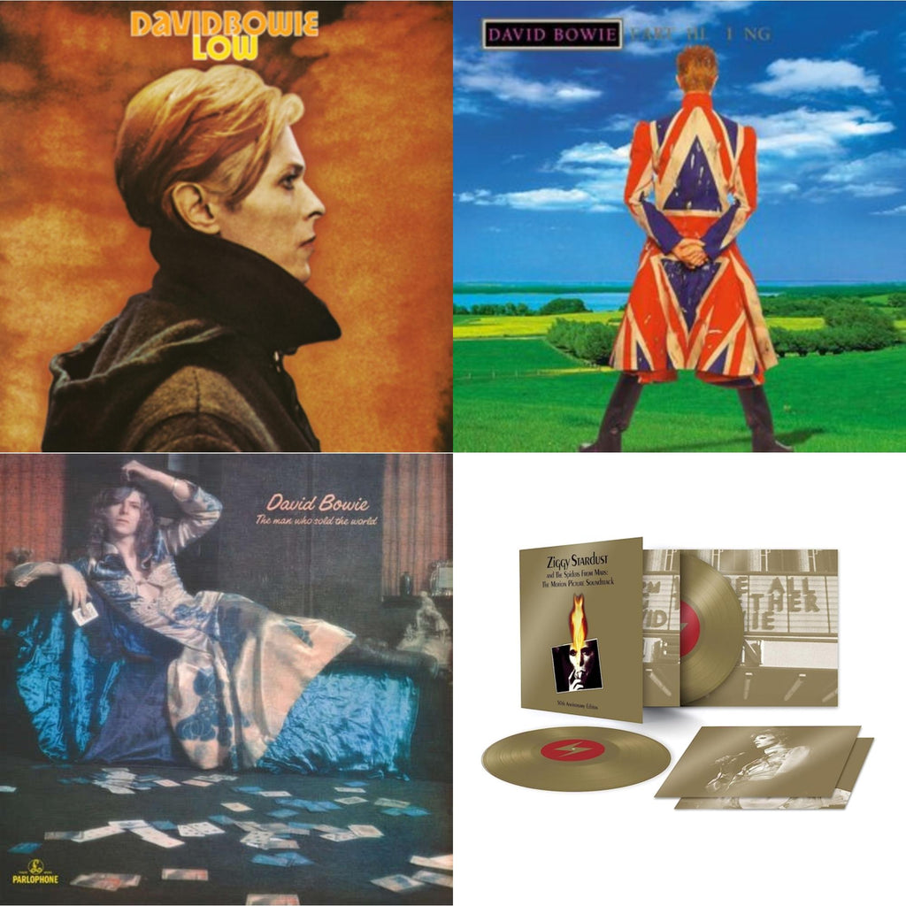 Earthling (2021 Remaster/2LP) & Low (2017 Remaster) & Ziggy Stardust & The Spiders From Mars Ost (50Th Anniversary/2LP) & Man Who Sold The World (2015 Remaster)