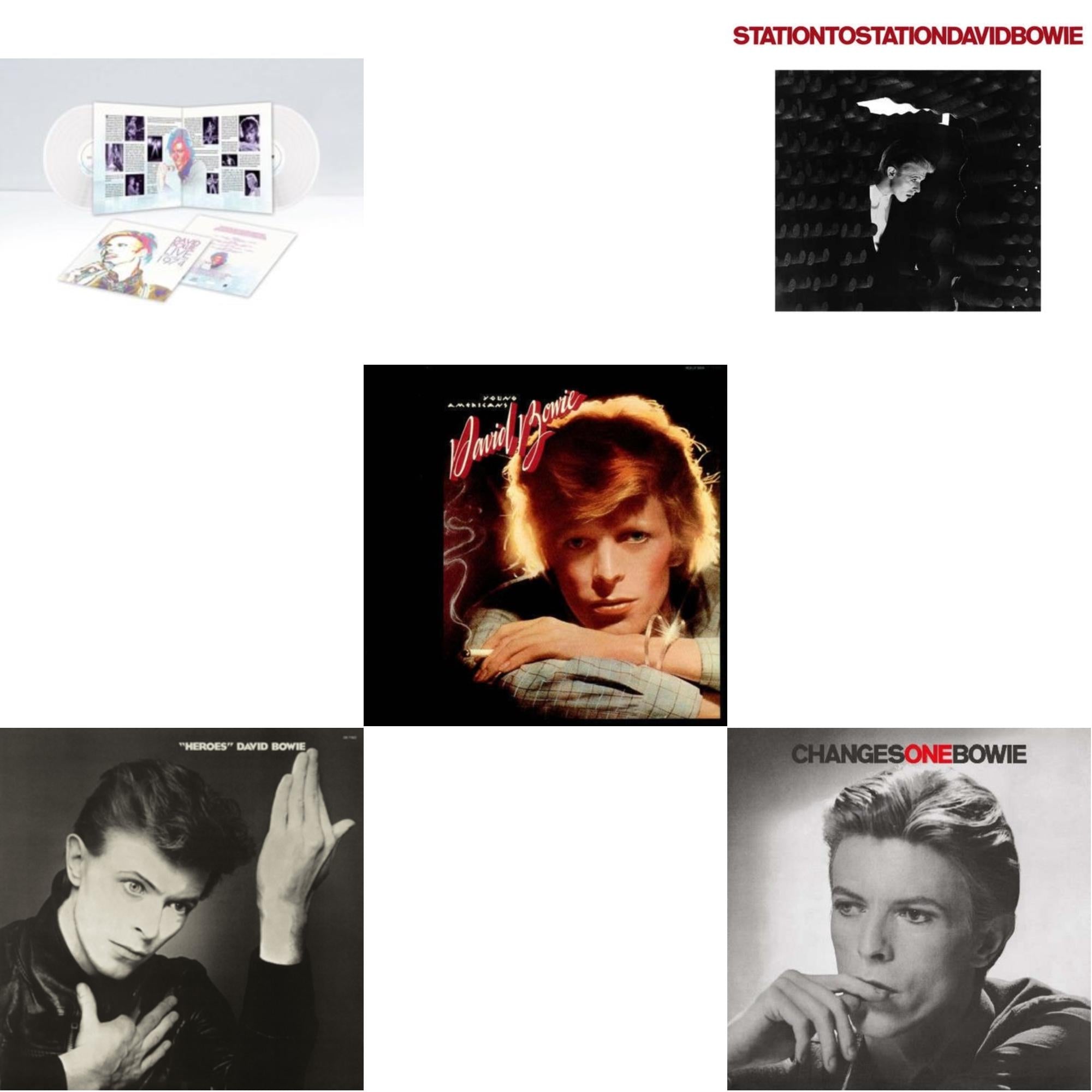 Heroes (2017 Remaster) & Station To Station (2016 Remastered Version) & Young Americans (2016 Remastered Version) & Changesonebowie (180G) & Live Los Angeles 1974 (White LP Vinyl/Limited)