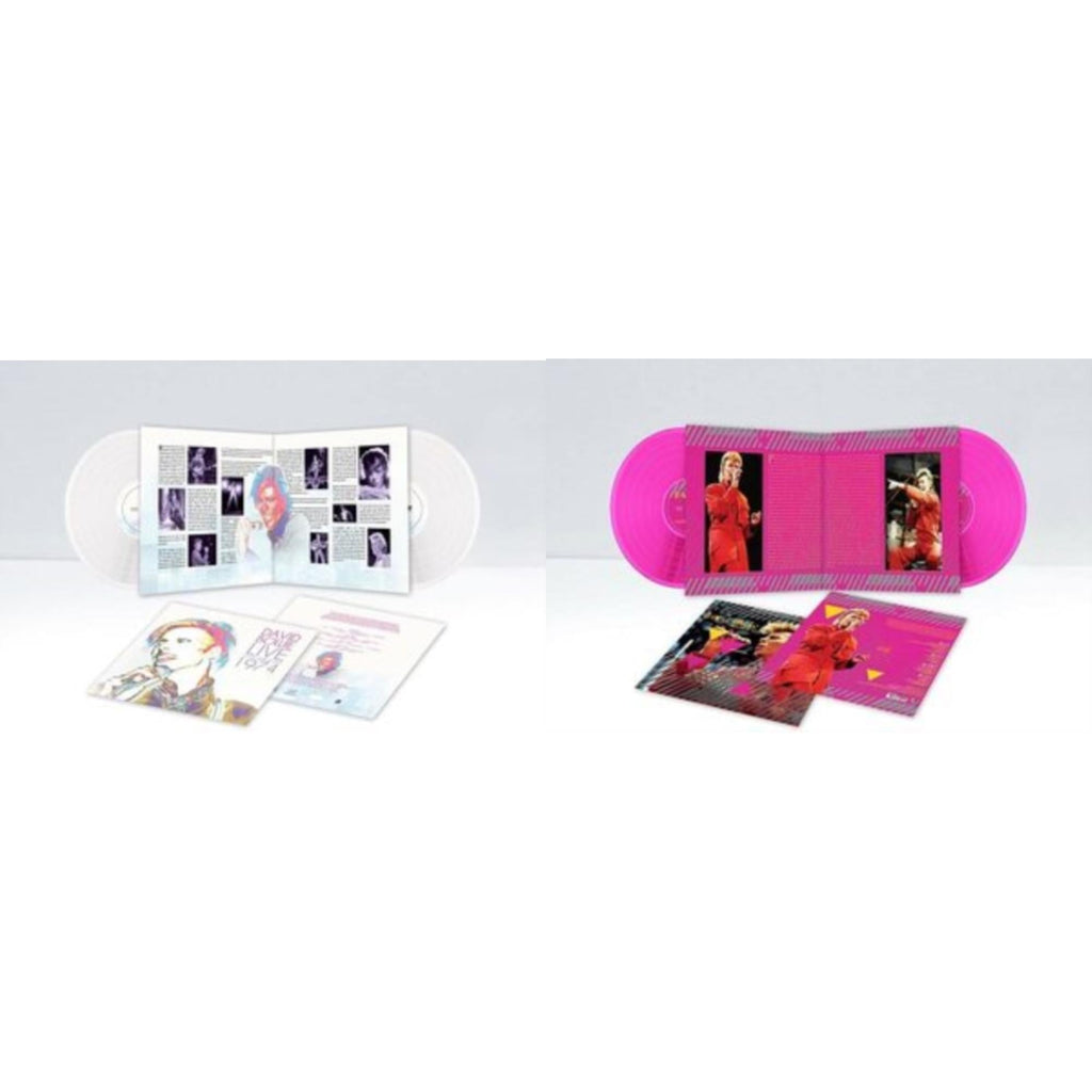 David Bowie - Montreal '87 (Limited/Pink LP Vinyl) & Live Los Angeles 1974 (White LP Vinyl/Limited)