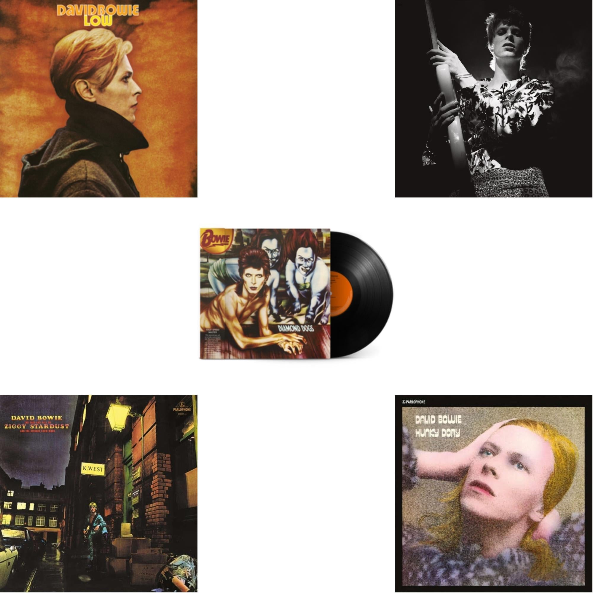 Low (2017 Remaster) & Rock N Roll Star & Diamond Dogs (50Th Anniversary Half Speed Master) & Rise & Fall Of Ziggy Stardust (2012 Remaster) & Hunky Dory