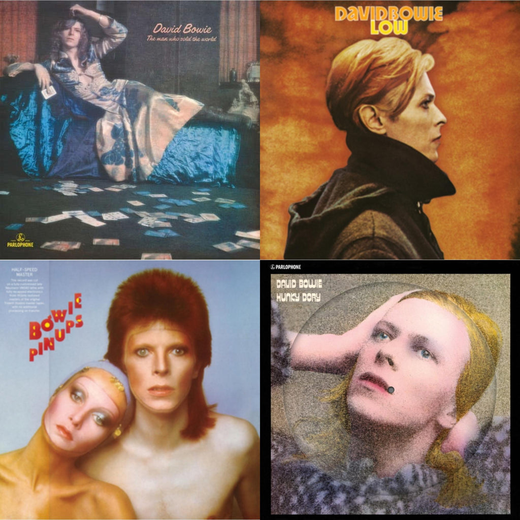 Low (2017 Remaster) & Hunky Dory (2015 Remaster/50Th Anniv/Picture Disc) & Pinups (2015 Remaster) & Man Who Sold The World (2015 Remaster)