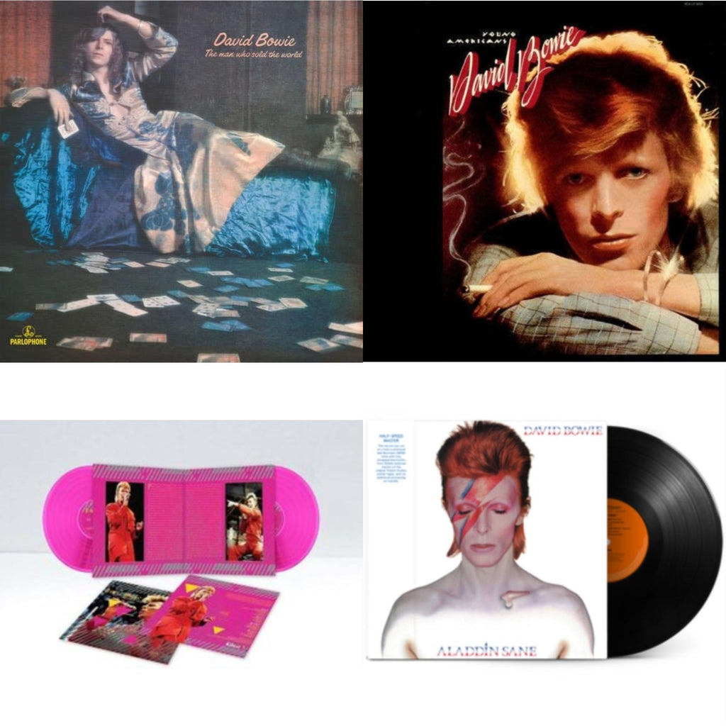 Young Americans (2016 Remastered Version) & Montreal '87 (Limited/Pink LP Vinyl) & Aladdin Sane (2013 Remaster) (Half Speed Master) & Man Who Sold The World (2015 Remaster)