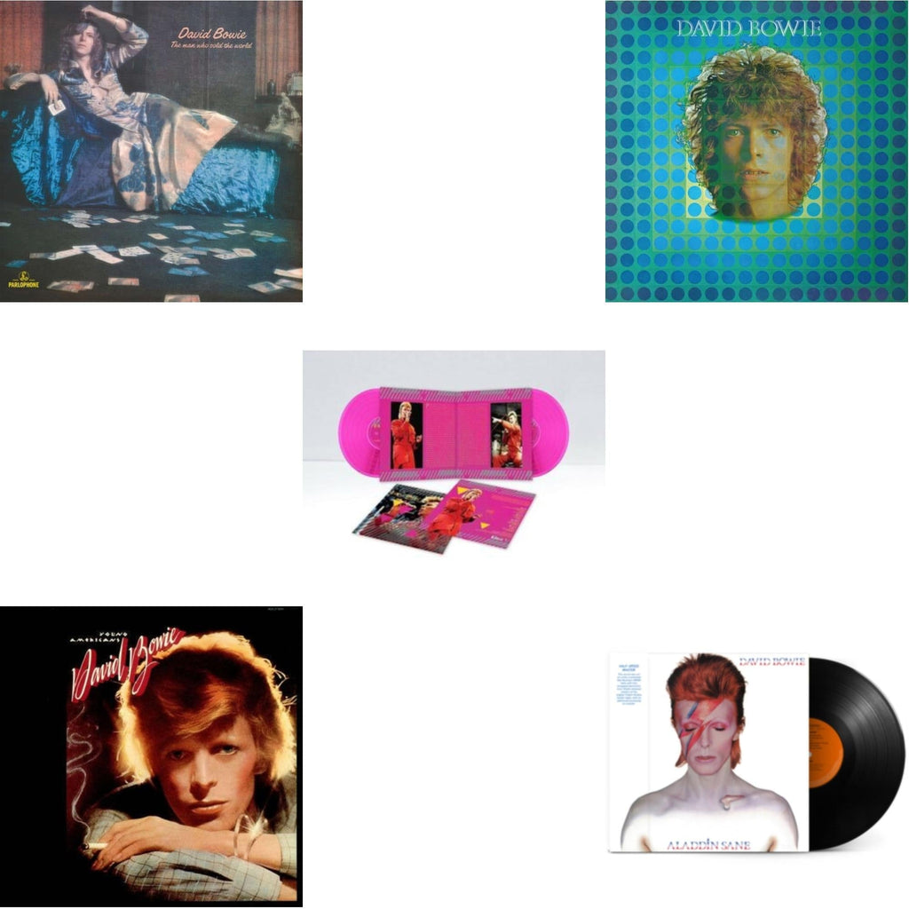 Young Americans (2016 Remastered Version) & Montreal '87 (Limited/Pink LP Vinyl) & Aladdin Sane (2013 Remaster) (Half Speed Master) & Man Who Sold The World (2015 Remaster) & David Bowie Aka Space Oddity