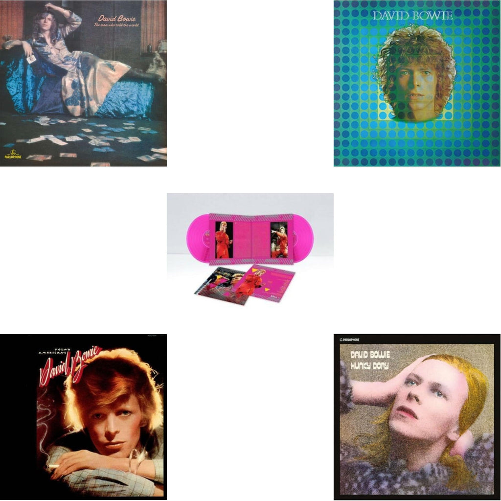 Young Americans (2016 Remastered Version) & Montreal '87 (Limited/Pink LP Vinyl) & Man Who Sold The World (2015 Remaster) & David Bowie Aka Space Oddity & Hunky Dory