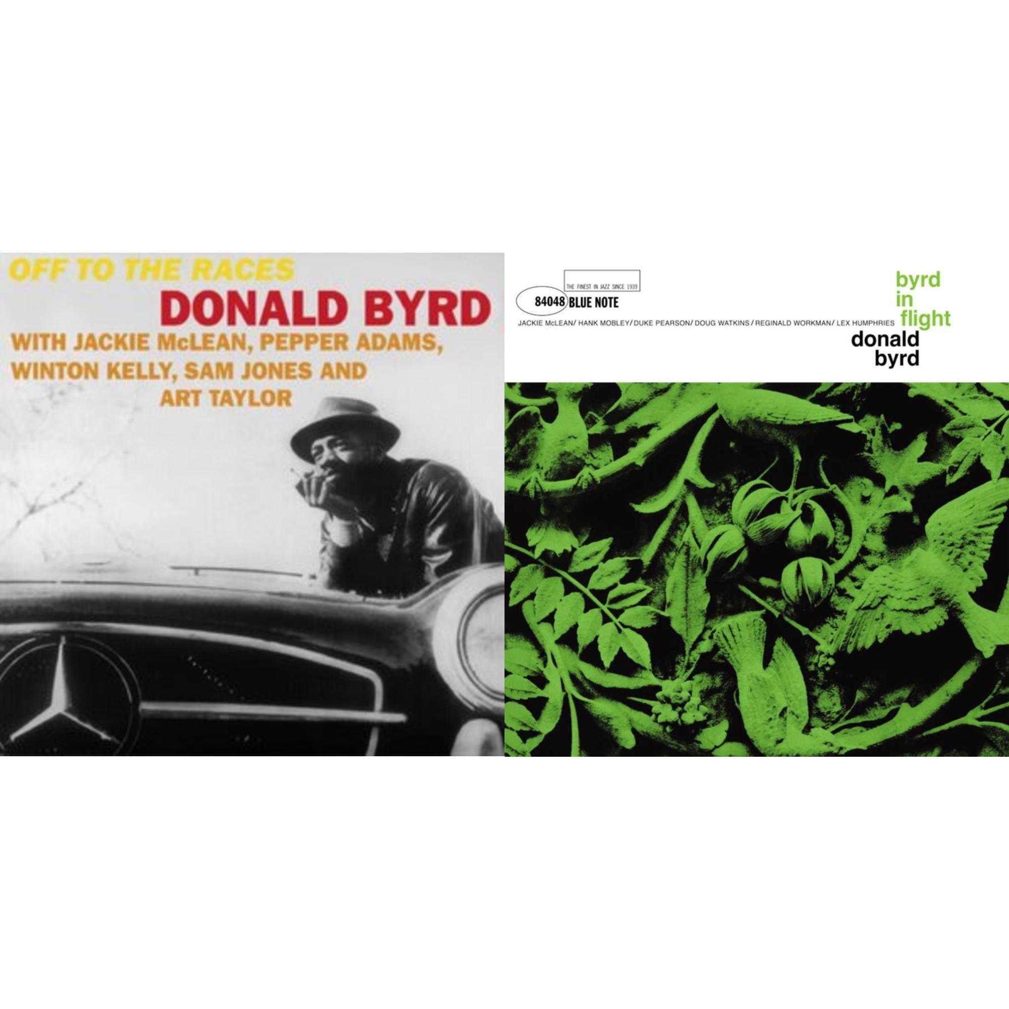 Donald Byrd - Off To The Races & Byrd In Flight (Blue Note Tone Poet Series) - LP Vinyl Bundle