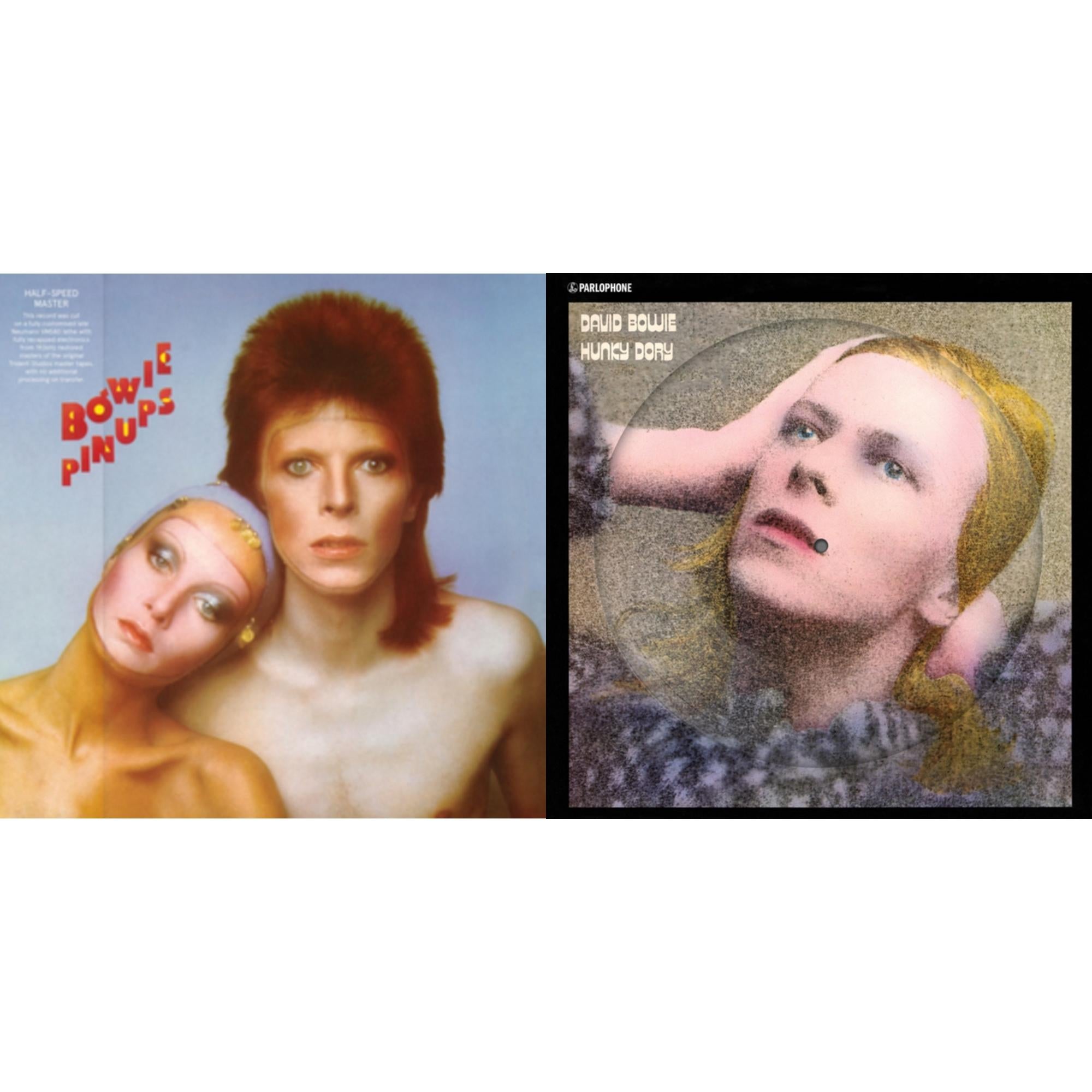 David Bowie - Hunky Dory (2015 Remaster/50Th Anniv/Picture Disc) & Pinups (2015 Remaster) - LP Vinyl Bundle